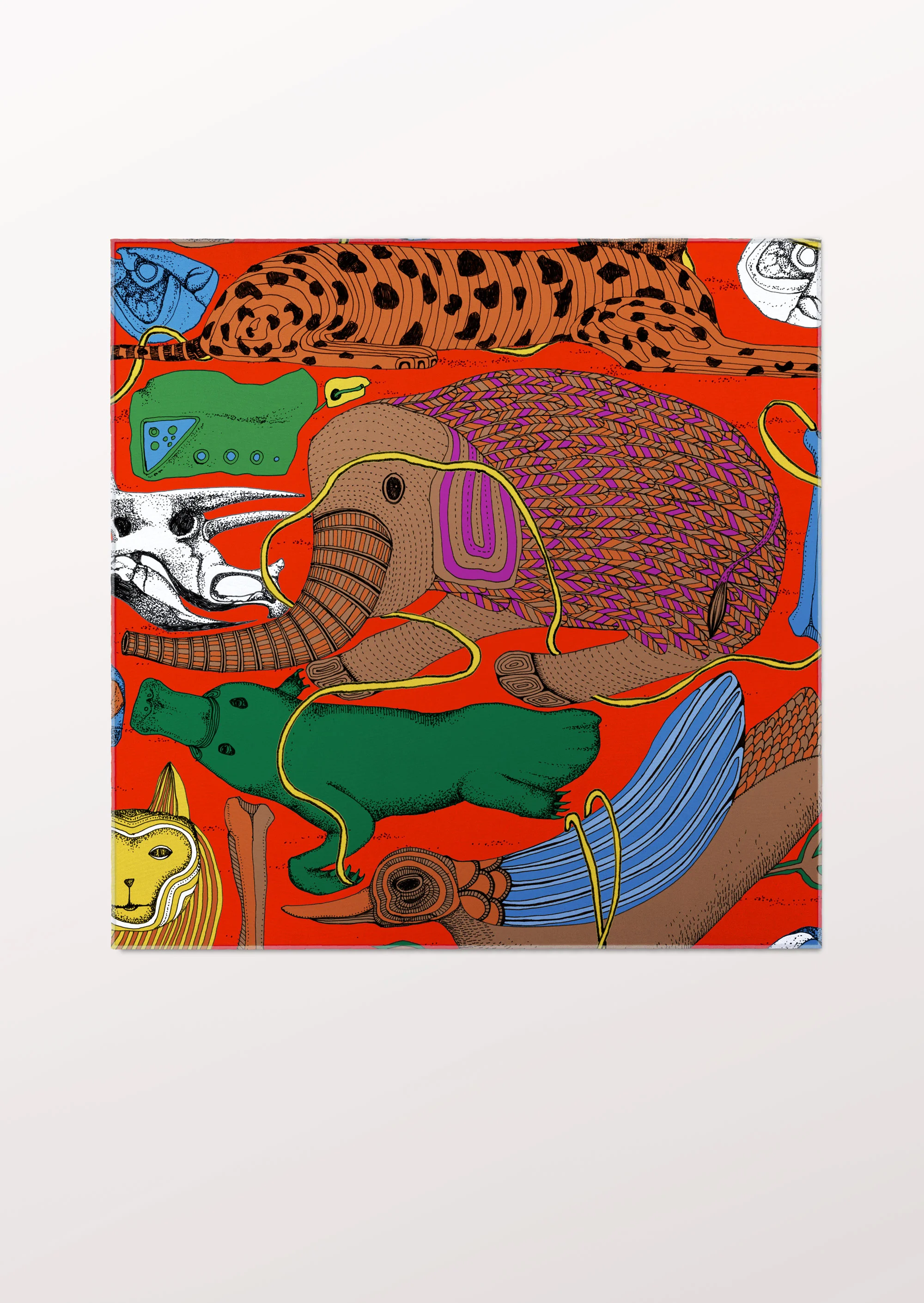 Under the Ground Pocket Square 02