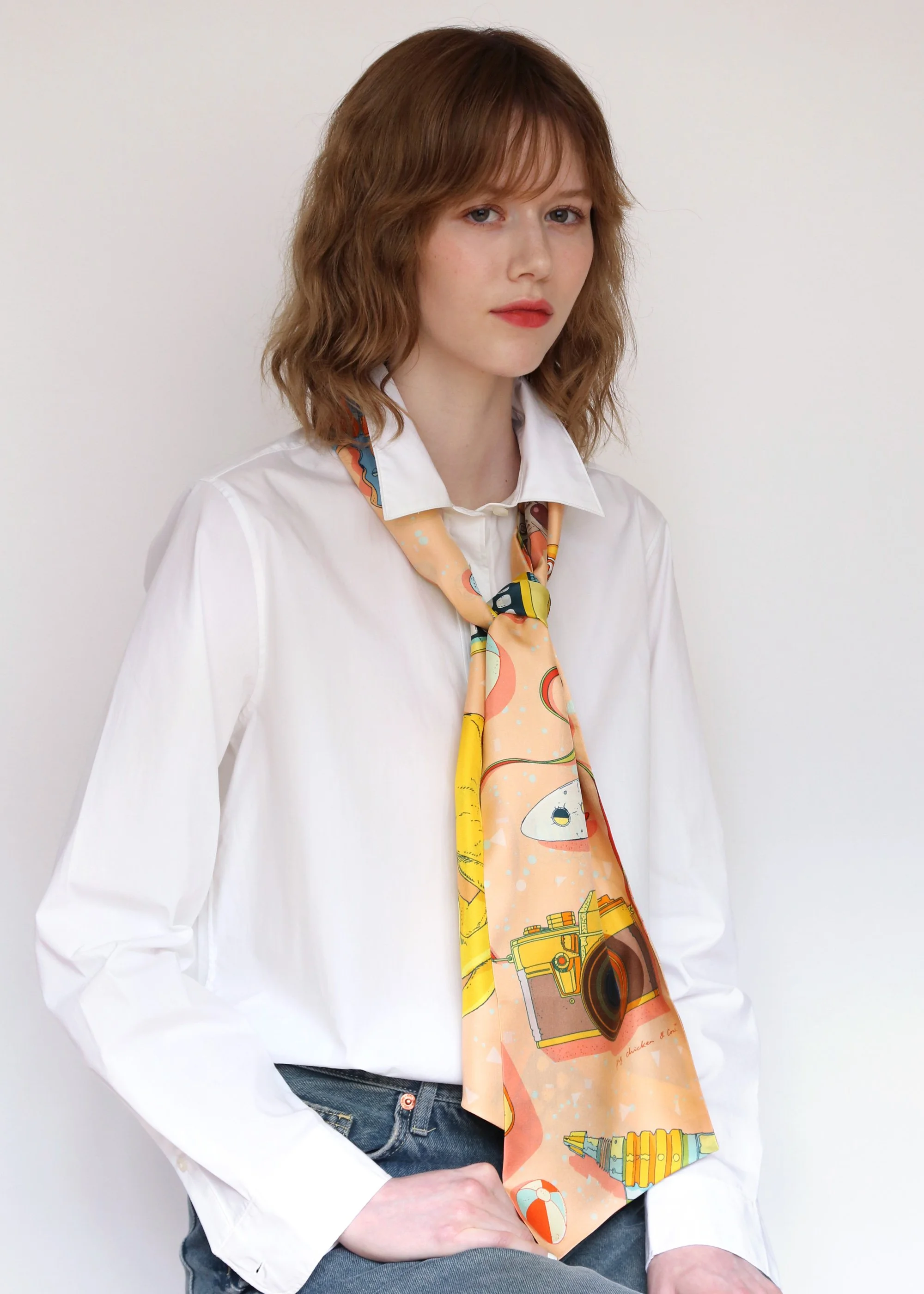 At Noon Pink Large Twill Band