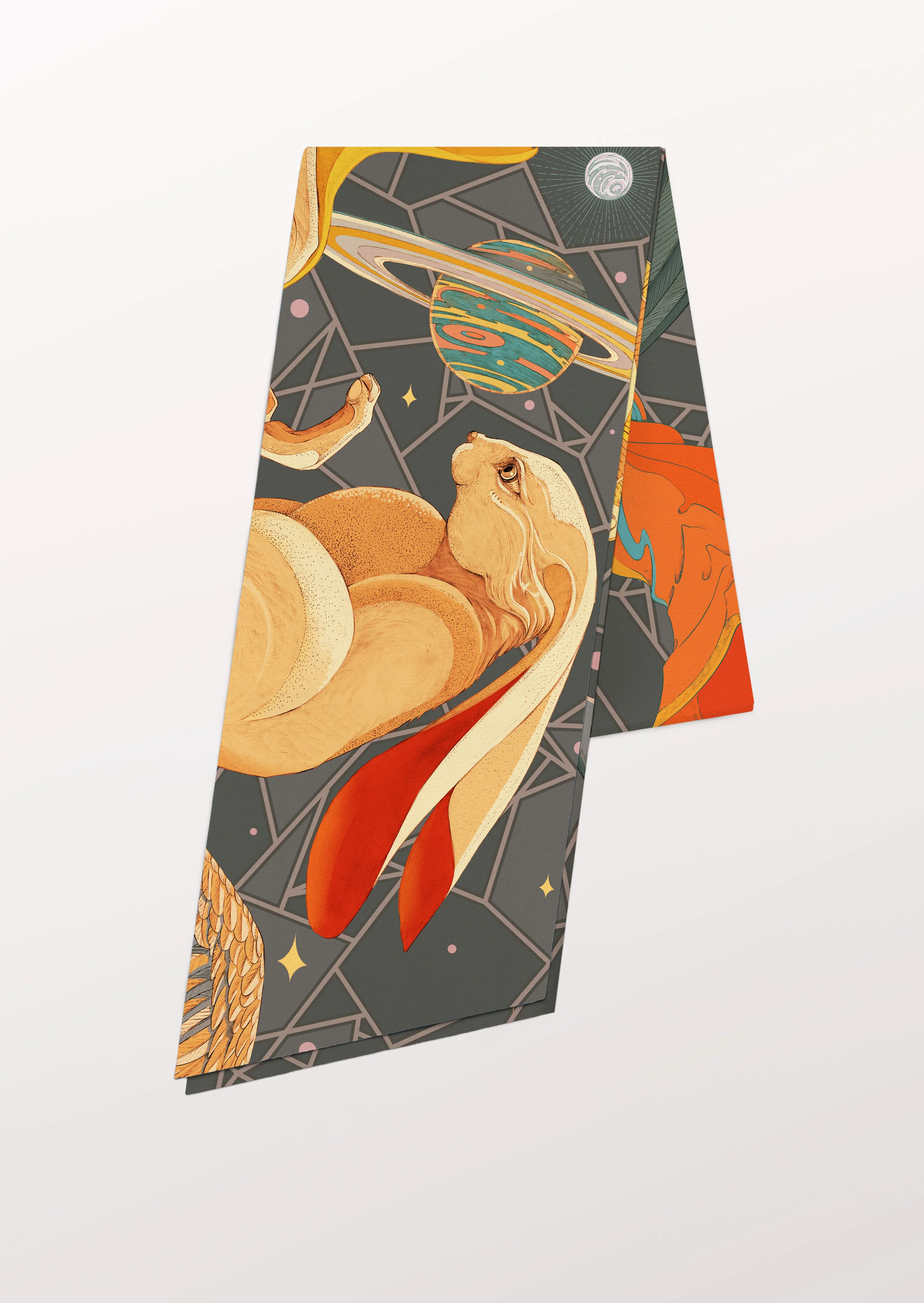 Galaxies Collide Large Twill Band