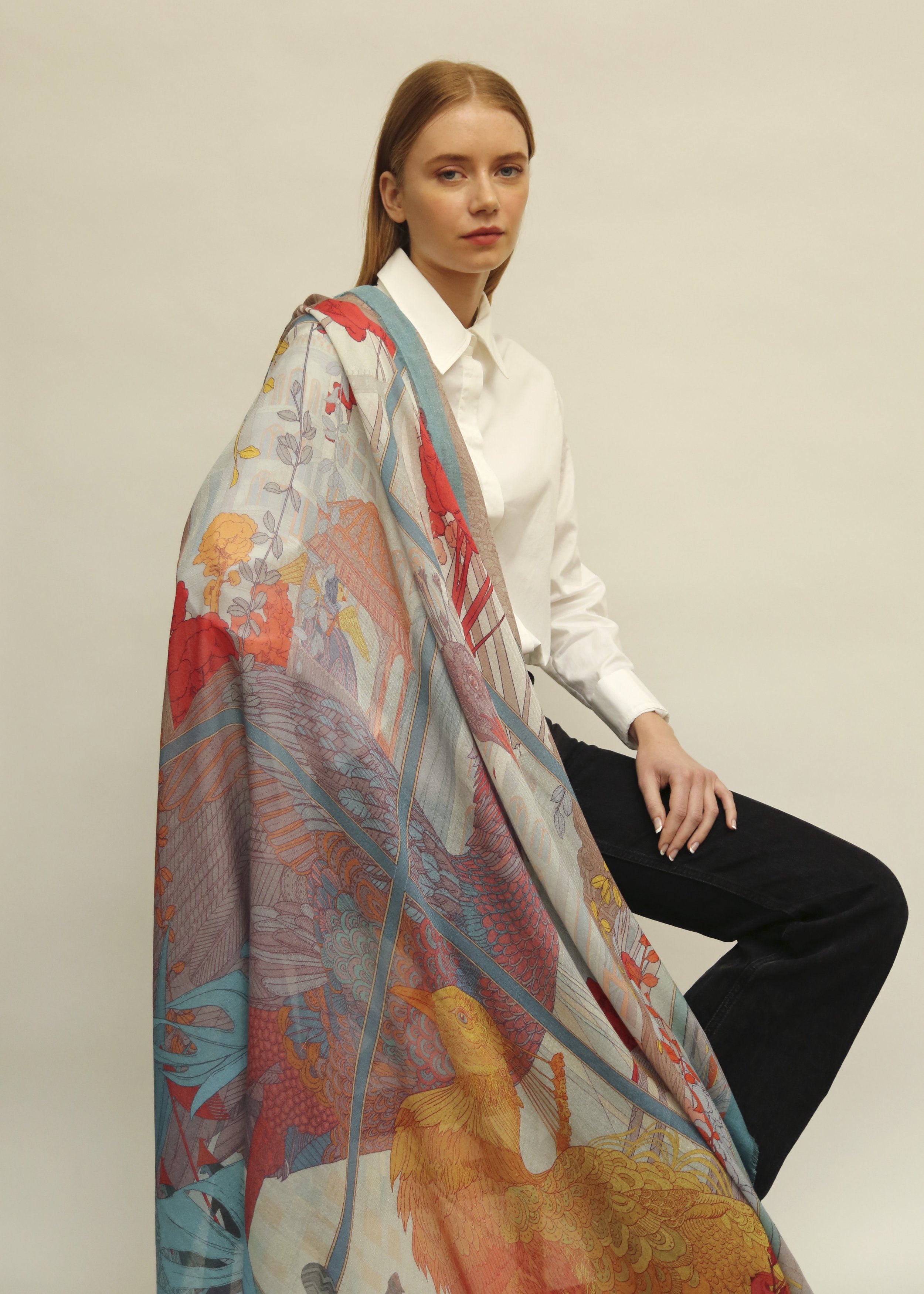 Narnia Colour Cashmere Silk