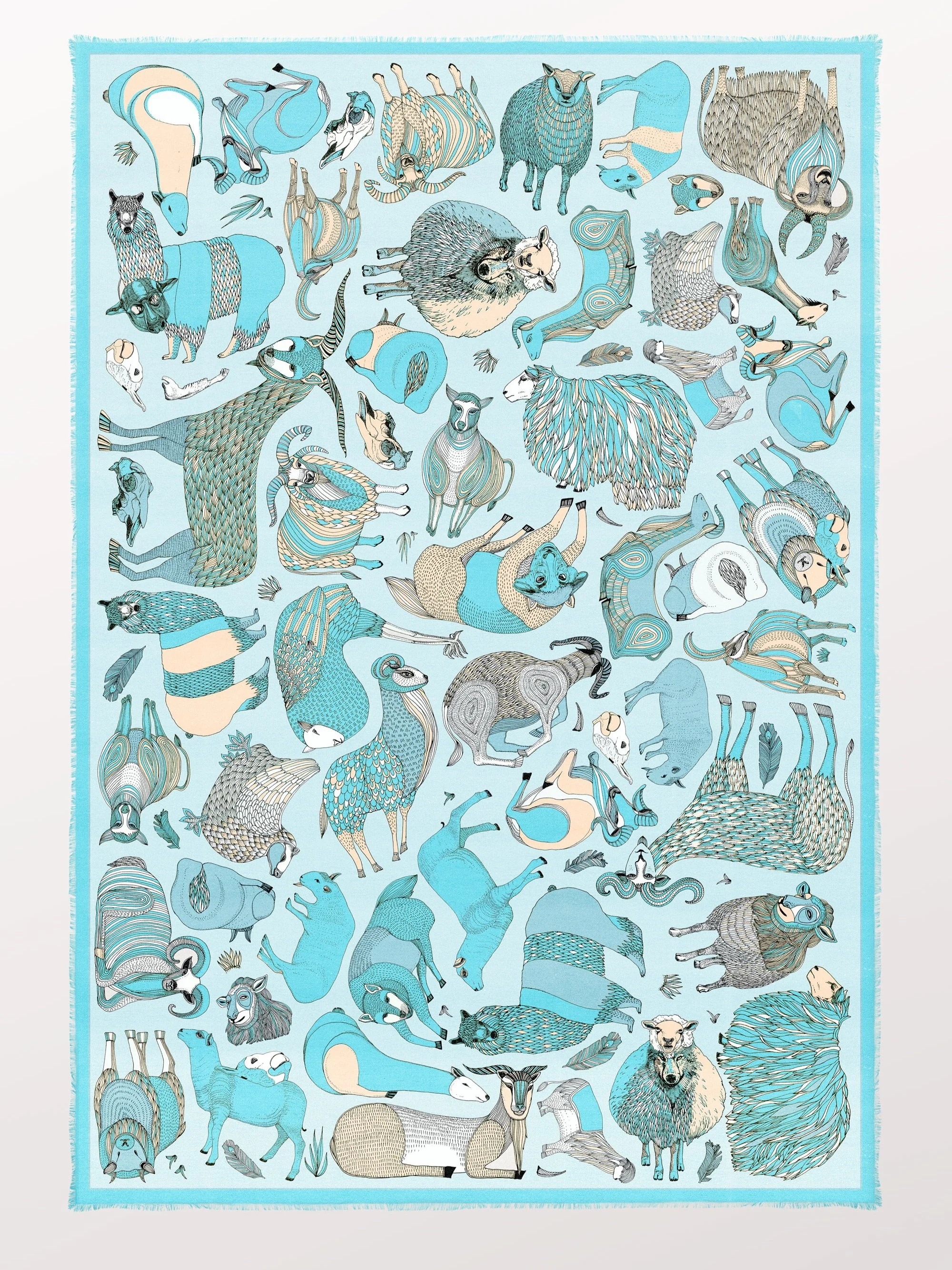 A Wild Sheep Chase Cashmere Silk / Blue