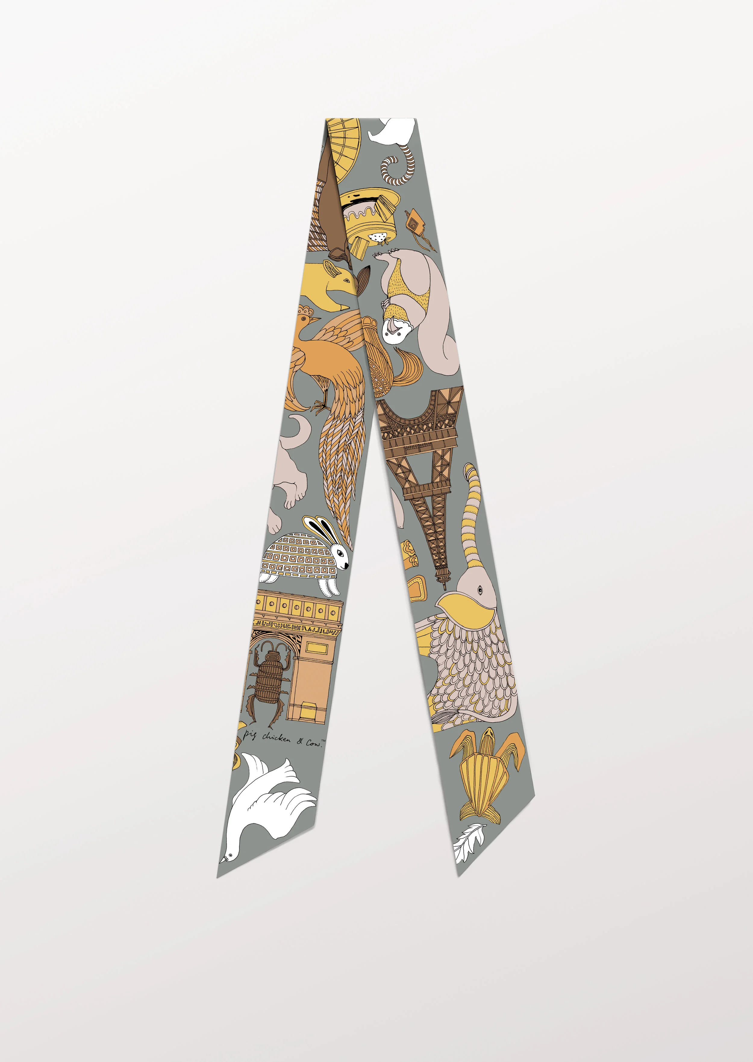 Paris Grey Twill Band