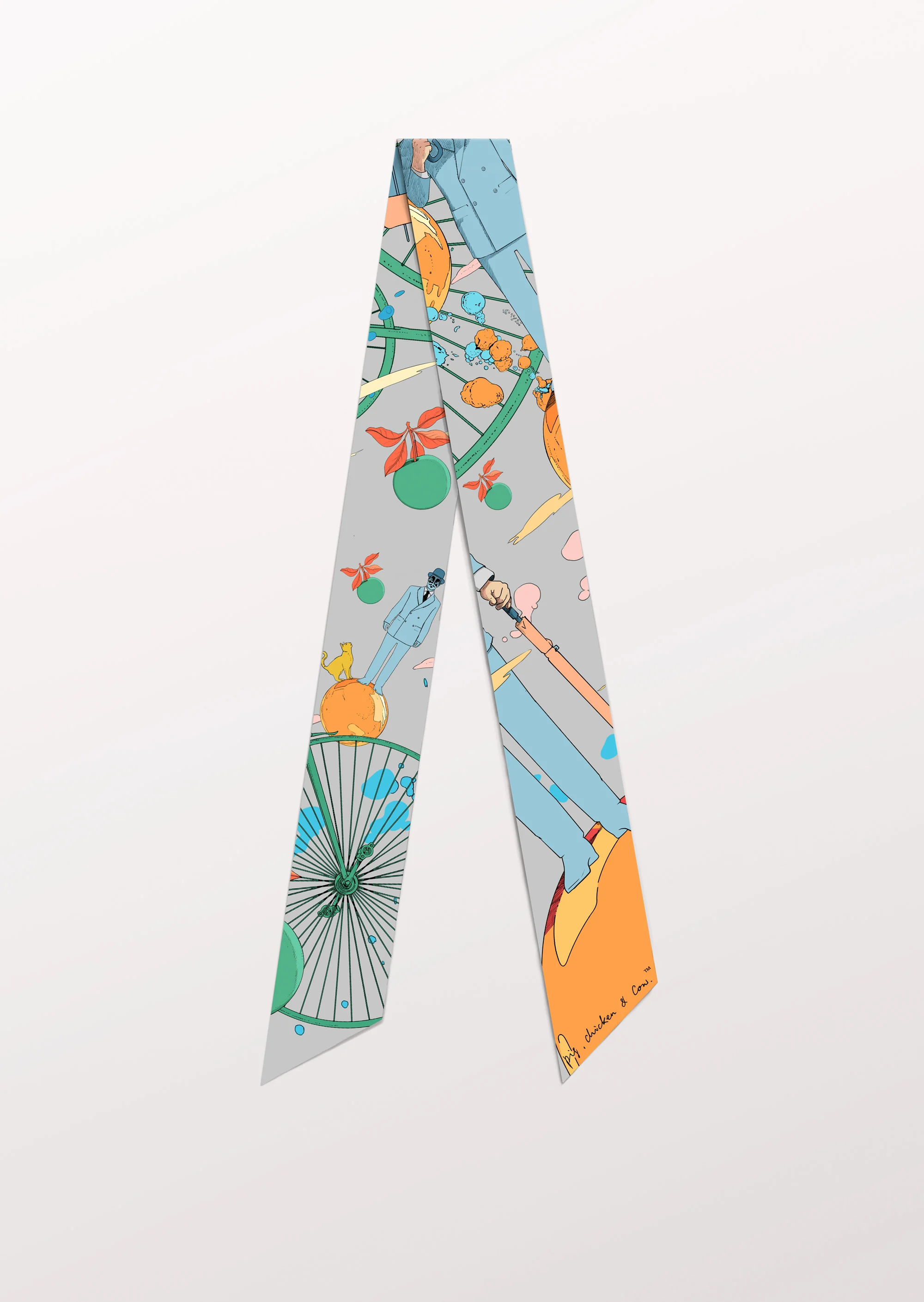 René Silver Twill Band