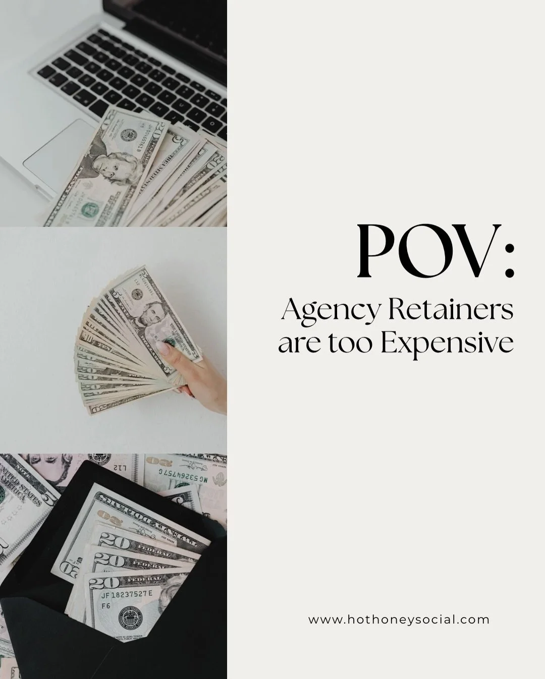 Hot take (but it&rsquo;s true): $3k/month for a social media marketing agency isn&rsquo;t &ldquo;expensive.&rdquo; It&rsquo;s efficient.

Because when you &ldquo;hire one person,&rdquo; you&rsquo;re not hiring:
* a social strategy director (the &ldqu