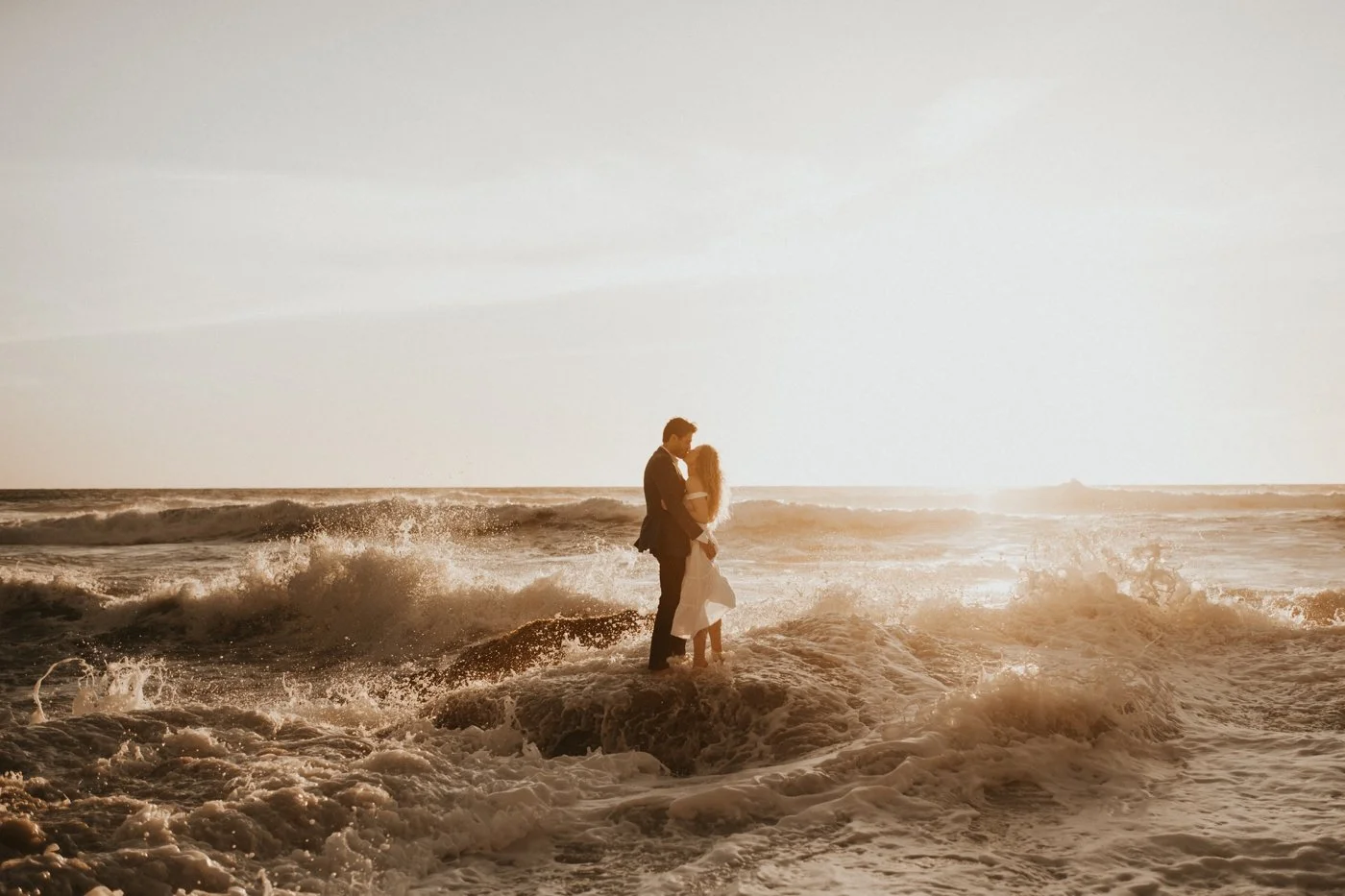 Engagement Session at Gray Whale Cove, California