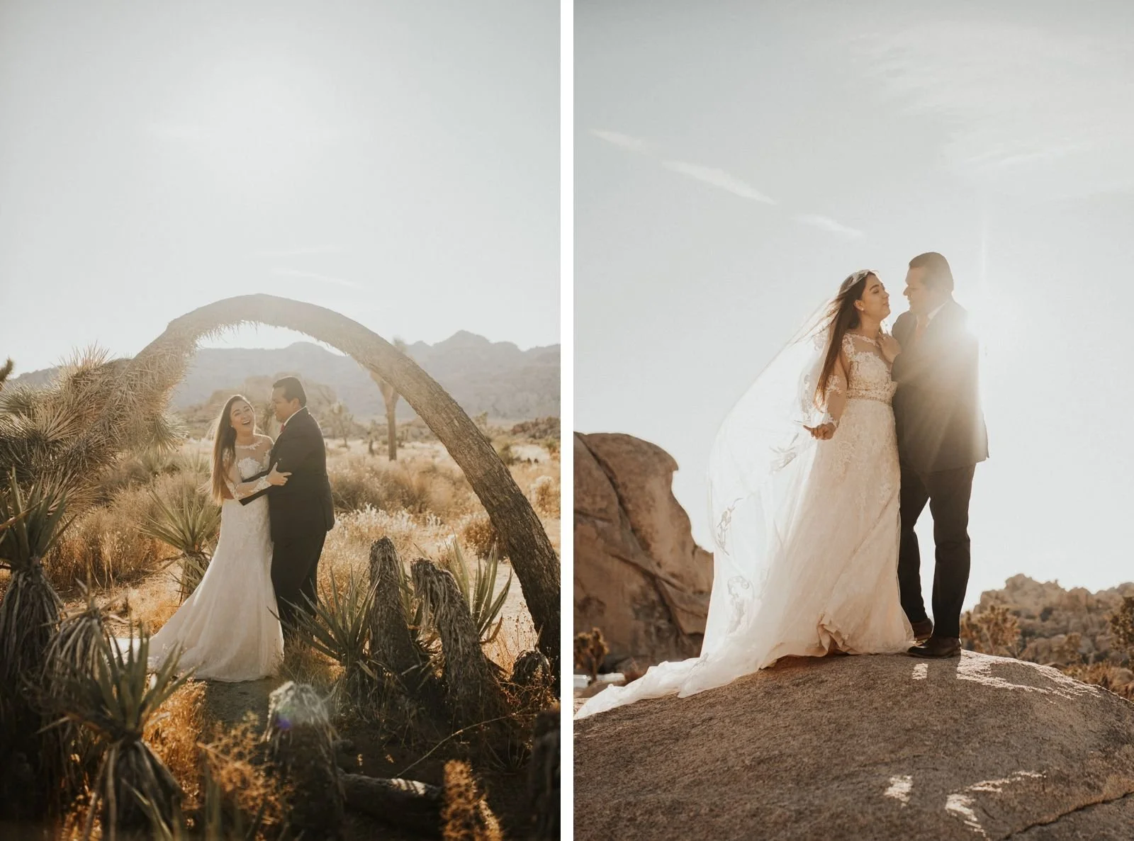 Elopement in Joshua Tree, CA