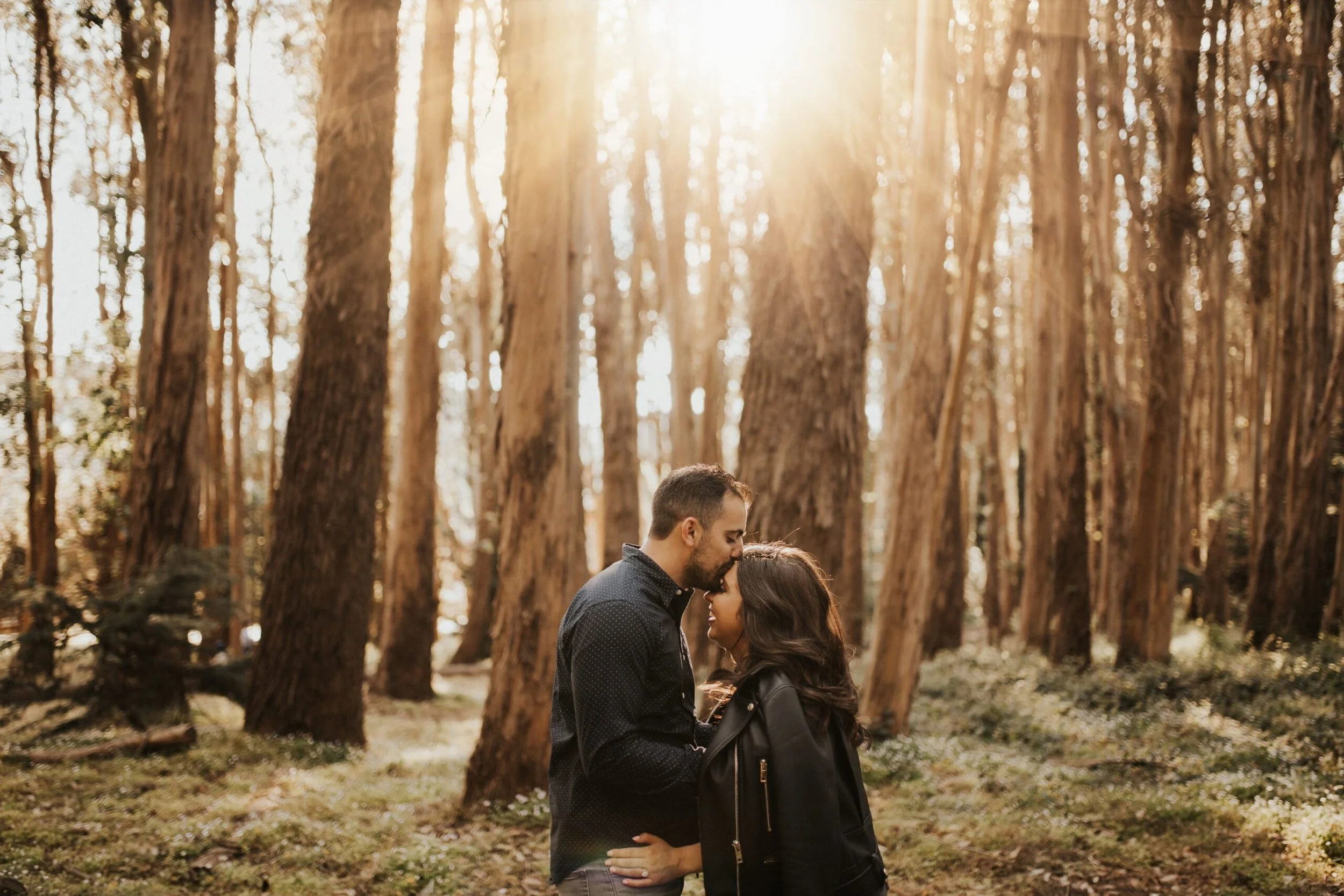 Romantic Engagement at Lover’s Lane in San Francisco, California