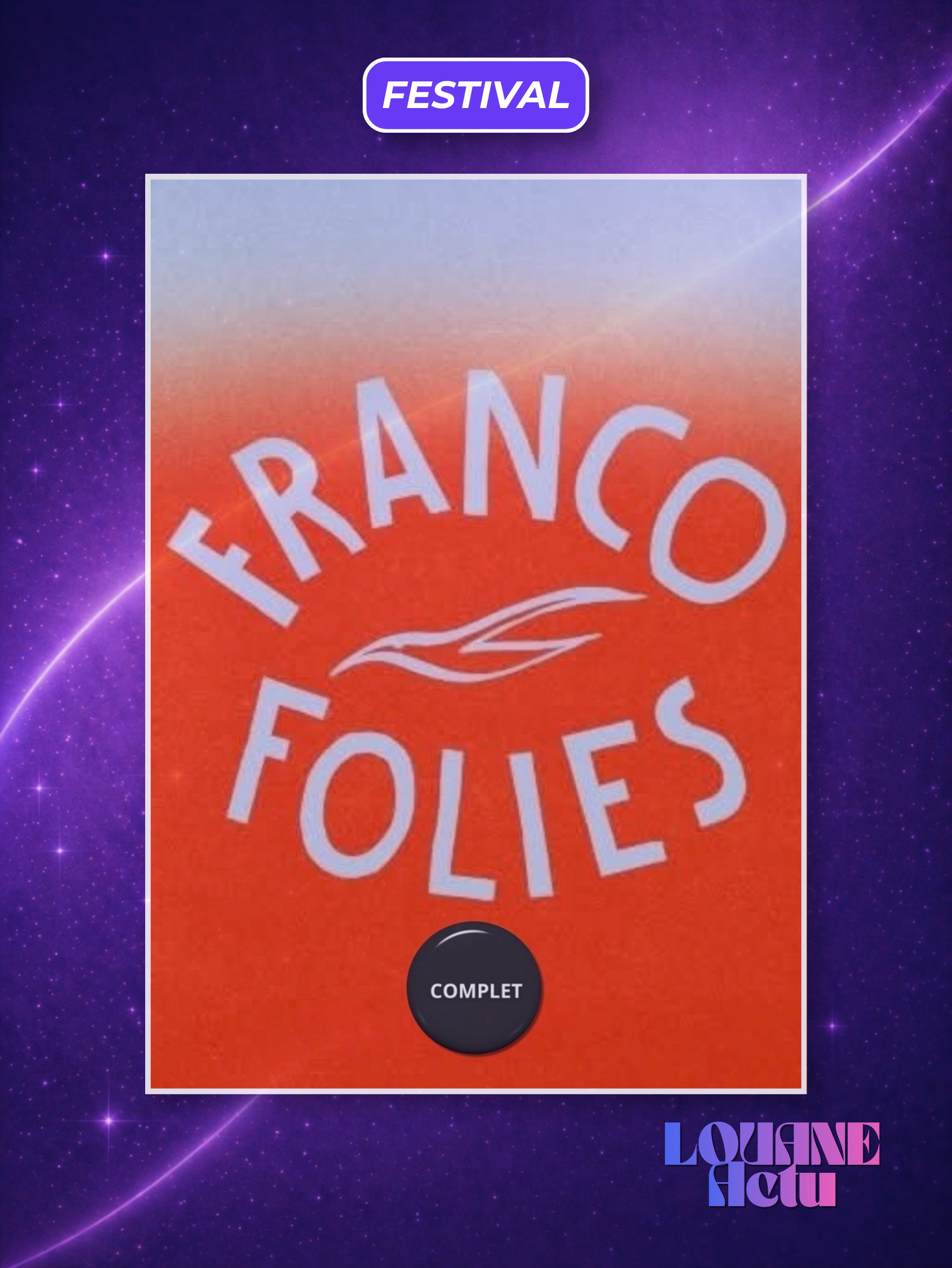 🌞 FRANCOFOLIES DE LA ROCHELLE