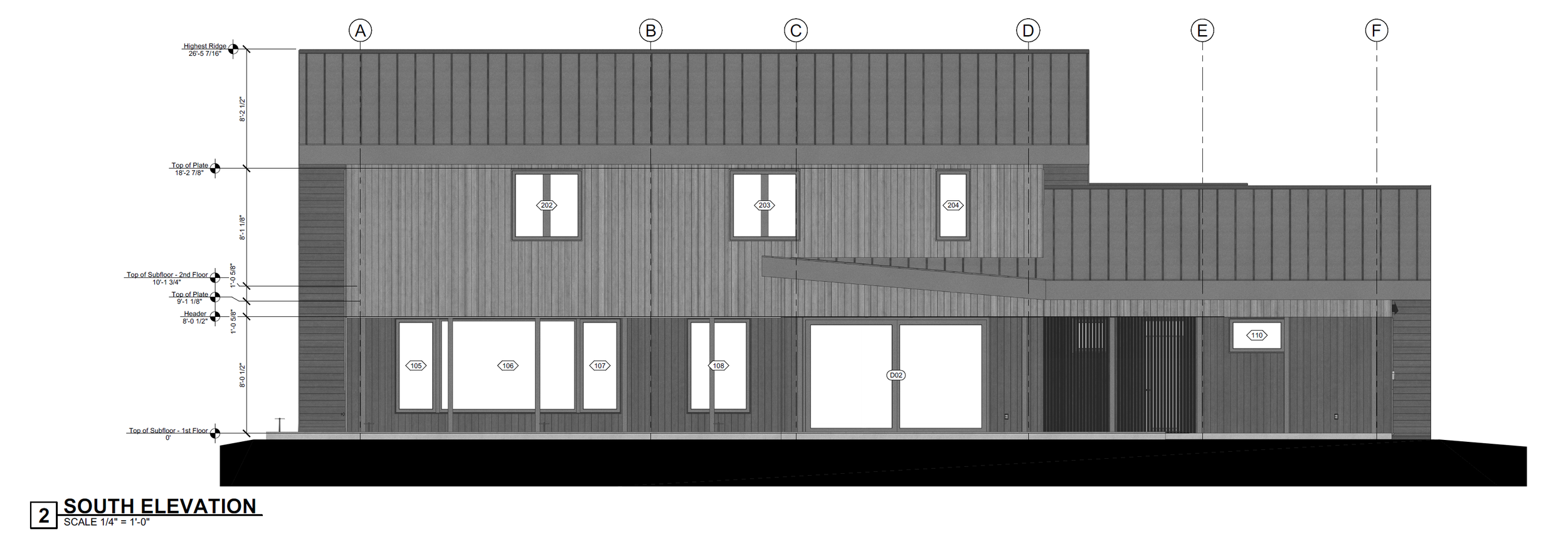 Modern high performance home elevation produced by Trimbach.