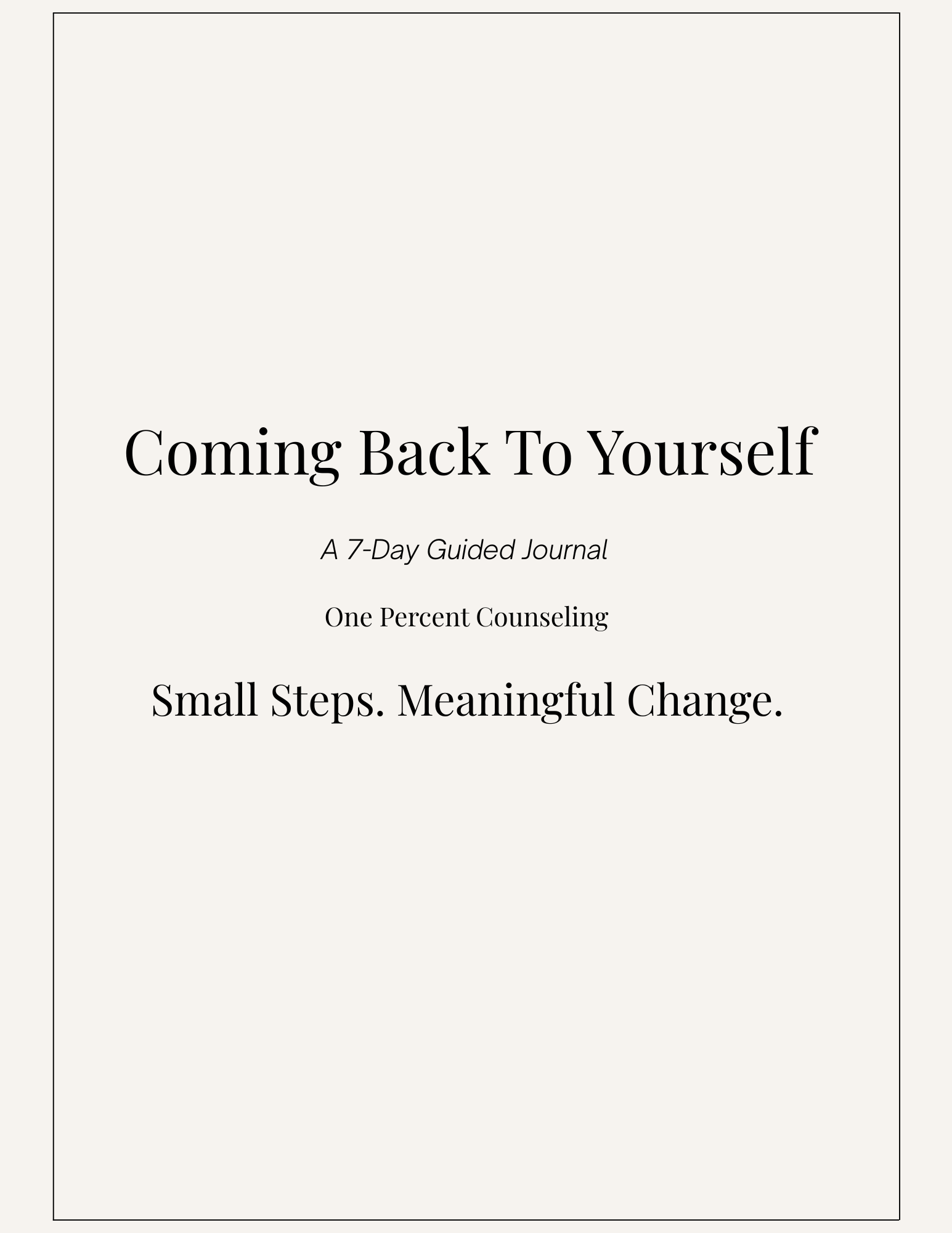 Free Guided Self-Reflection Journal for Emotional Awareness