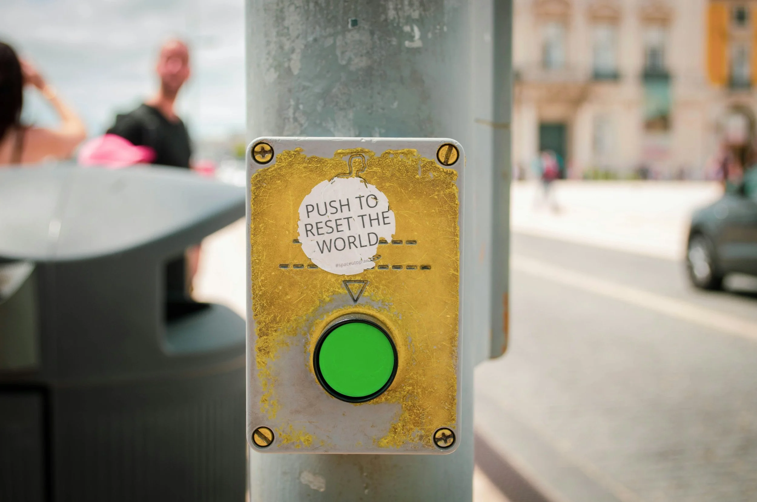 A button representing a gentle mid-year reflection and intentional reset, encouraging self-awareness and moving forward without pressure.