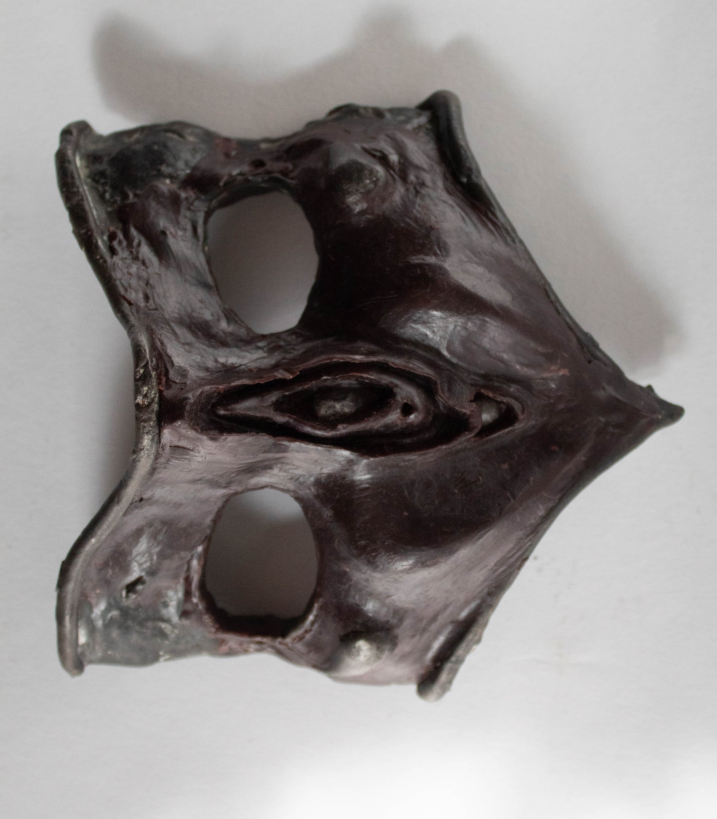 "Third Eye" 2025, Cast Iron and Wax. 