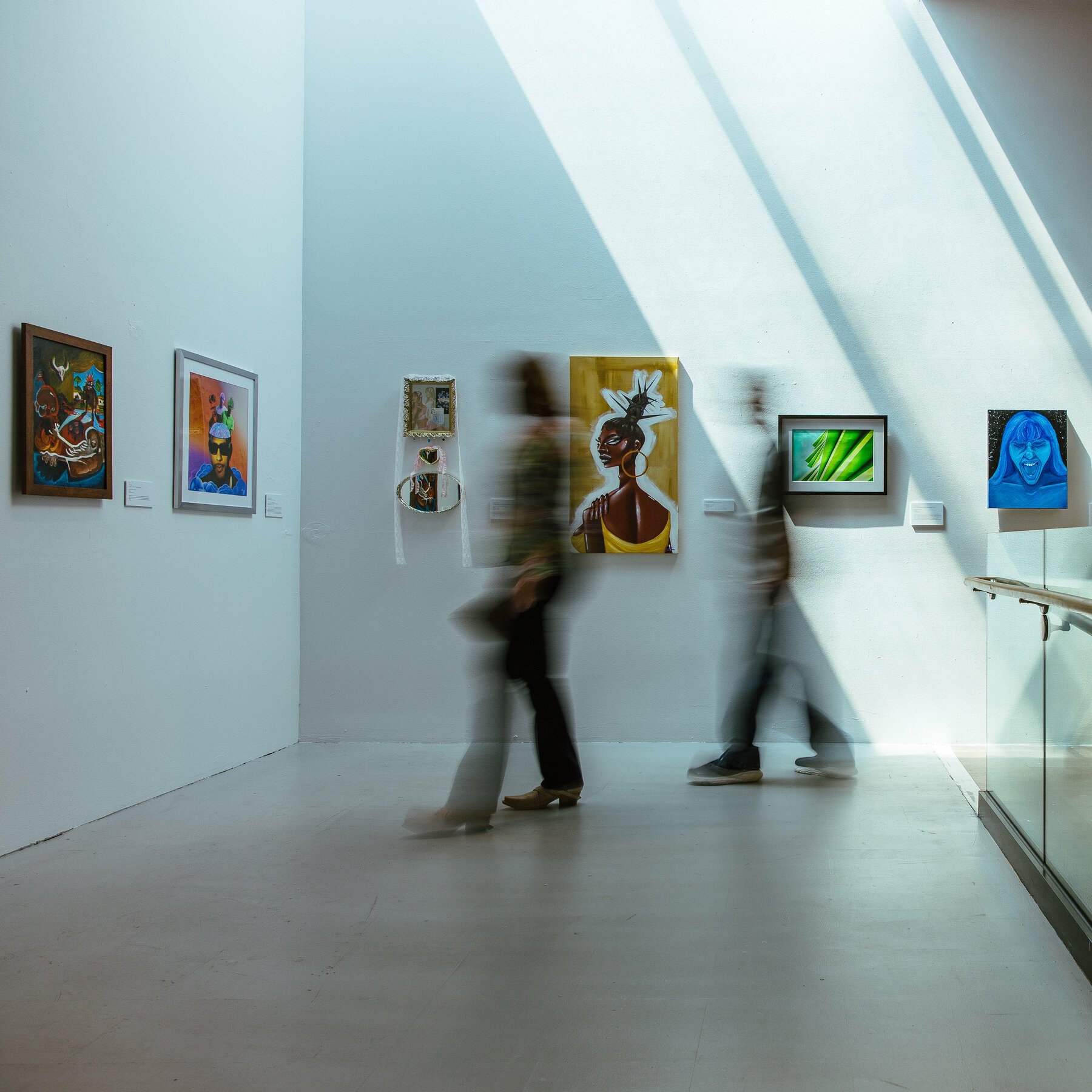 "Untitled Self Portrait 64" Acrylic Paint 2024