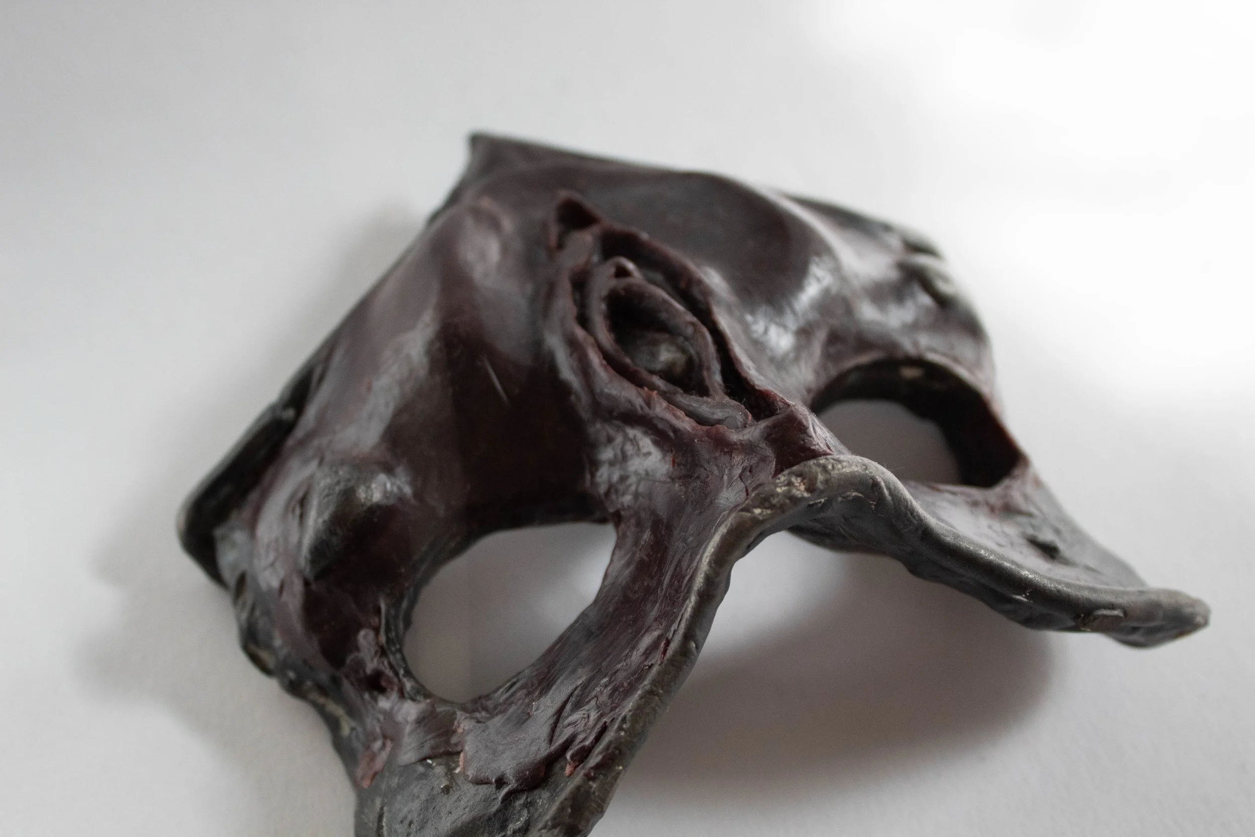 "Third Eye" 2025, Cast Iron and Wax.