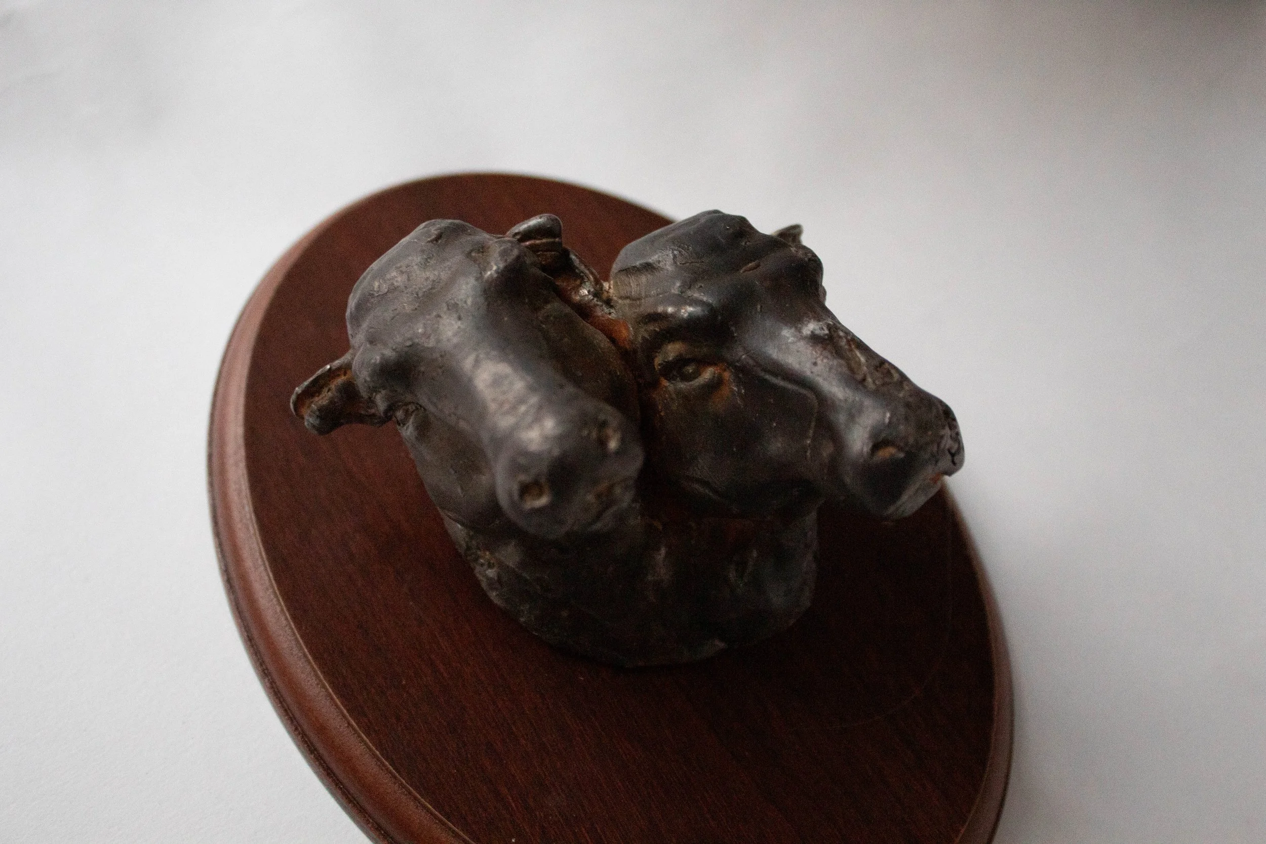 "Two Headed Mother" 2025 Iron, Wood