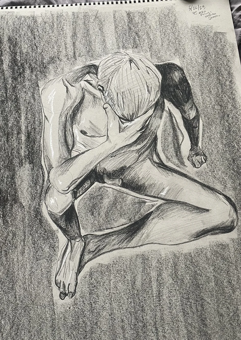 Life Drawing, Graphite, 2023