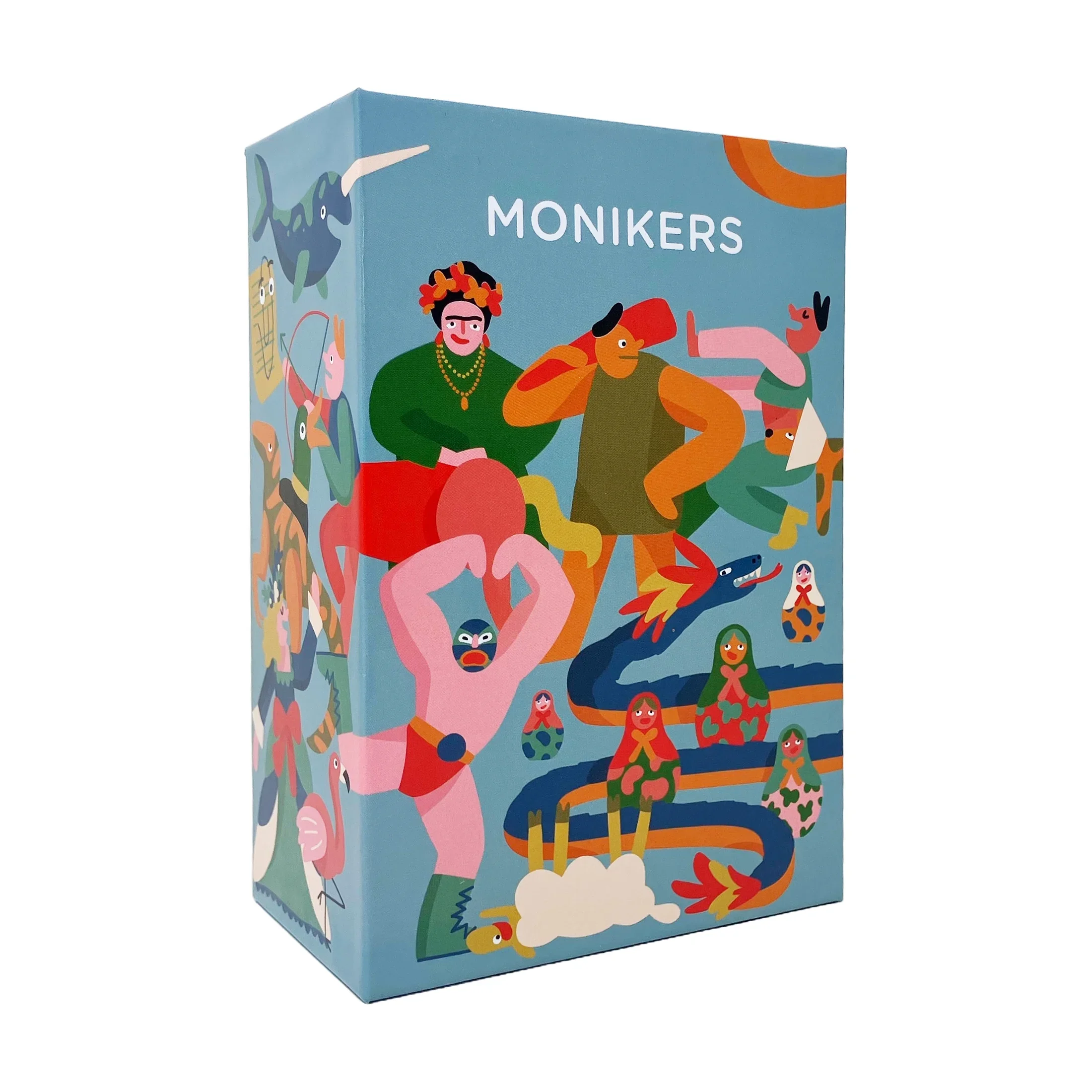 Monikers board game box art