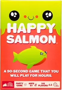 Happy Salmon board game box cover
