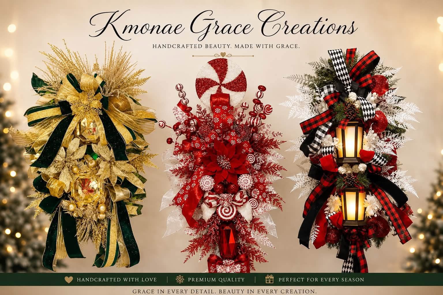 Beautiful handcrafted Wreaths
