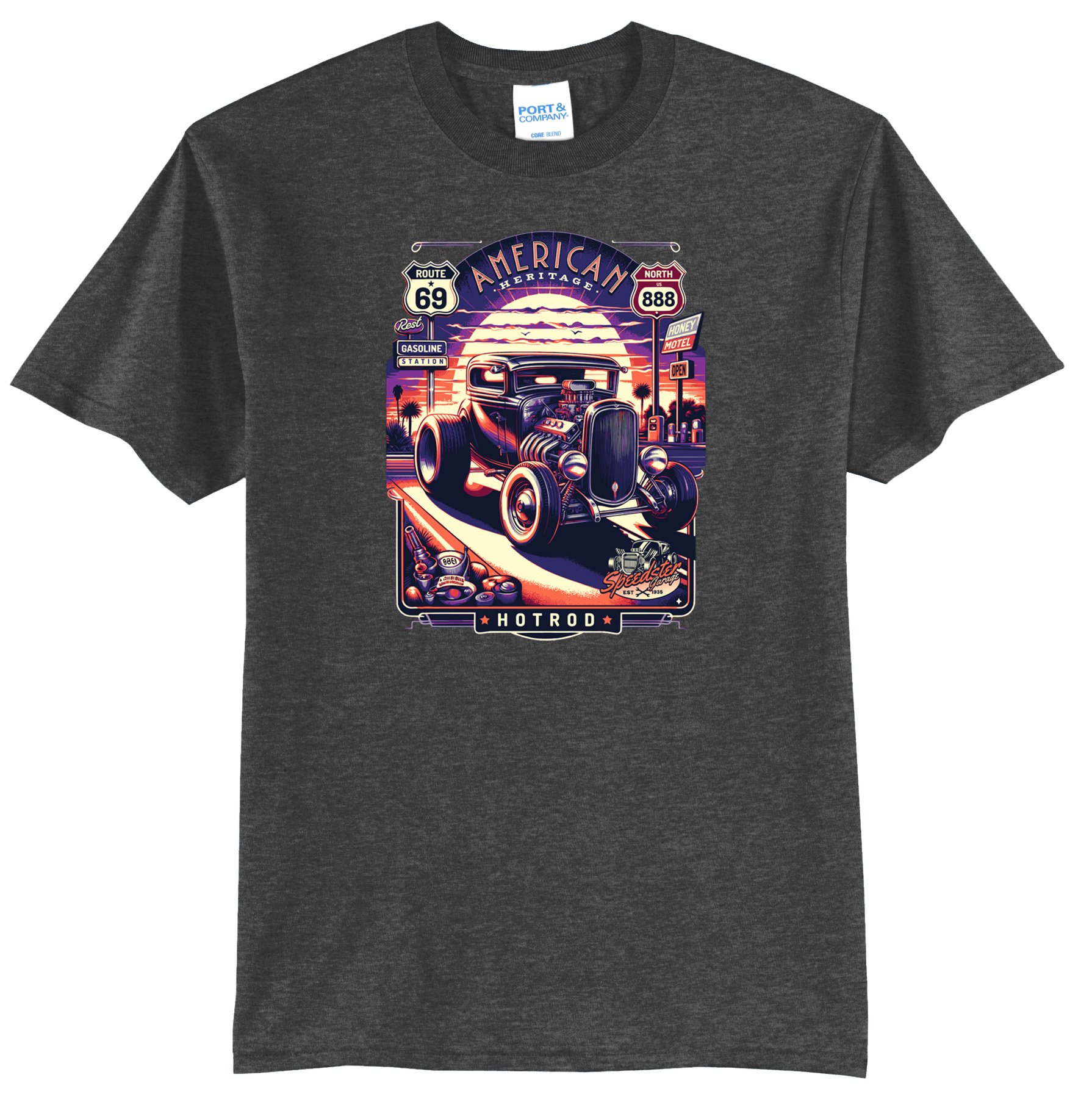 Streetwear - American Heritage PC55 DARK HEATHER GREY.jpg