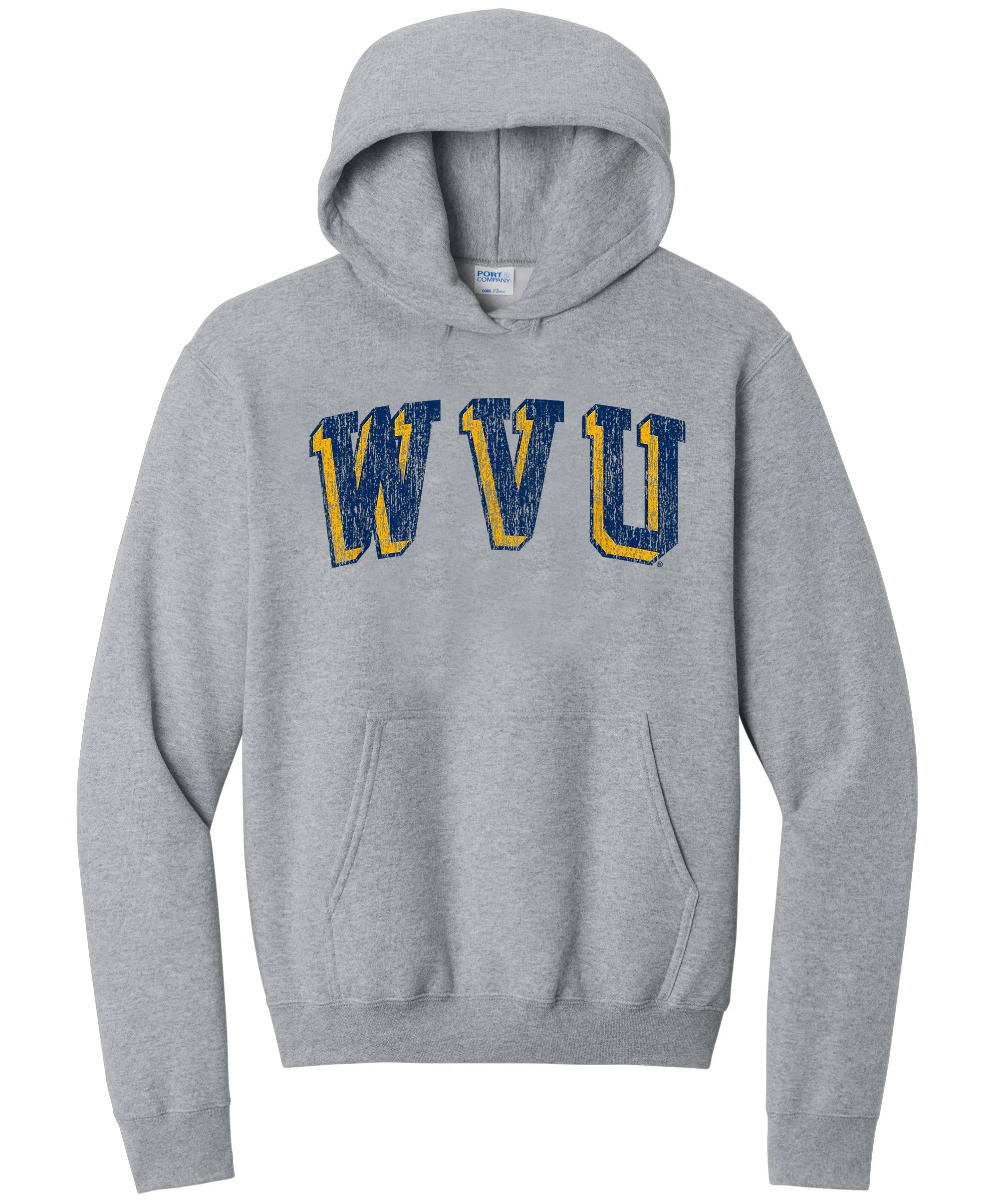 WVU Rustic Navy Graphic Hoodie