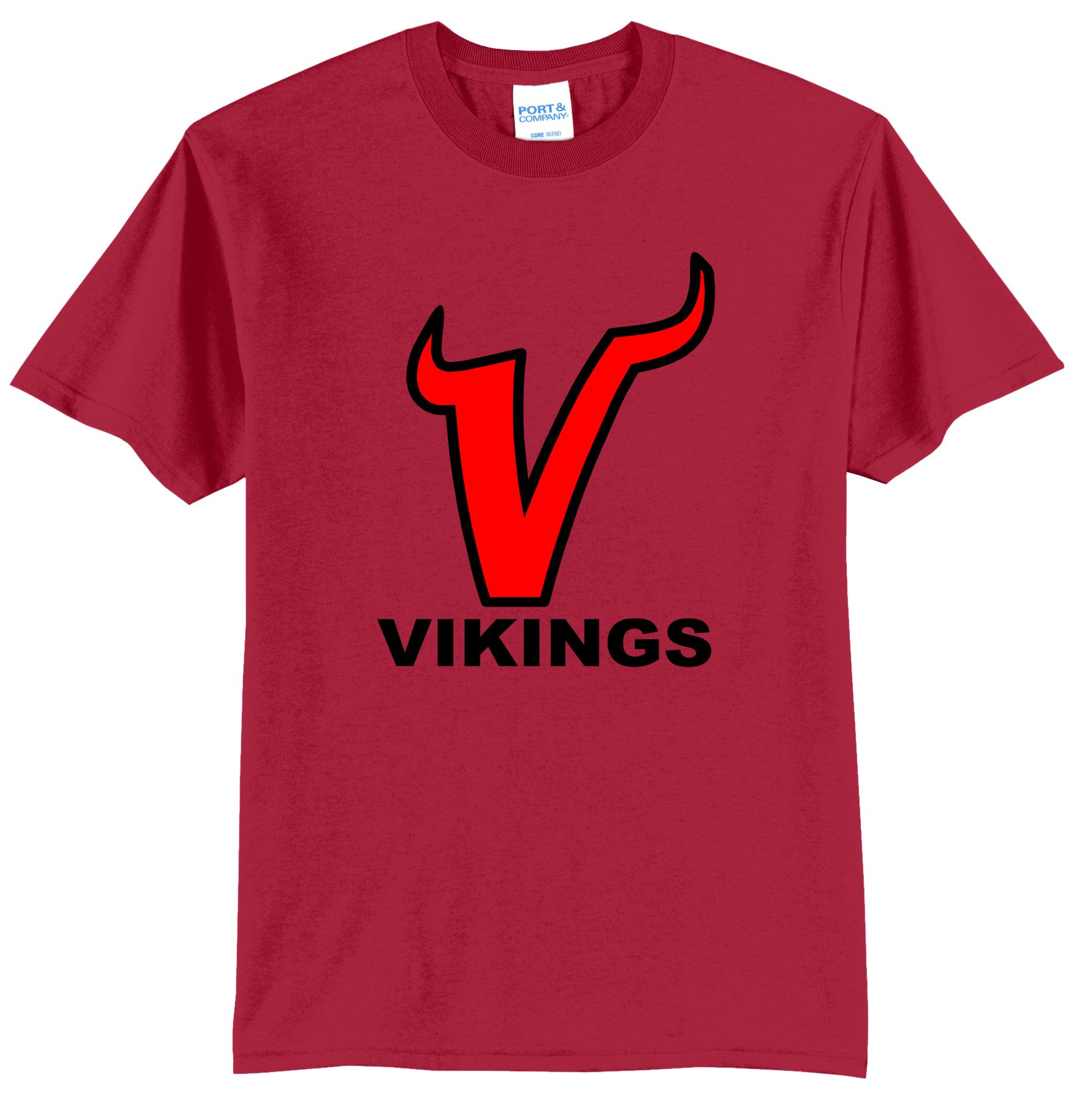 Viking 'V' w/ Vikings Graphic Tee Shirt
