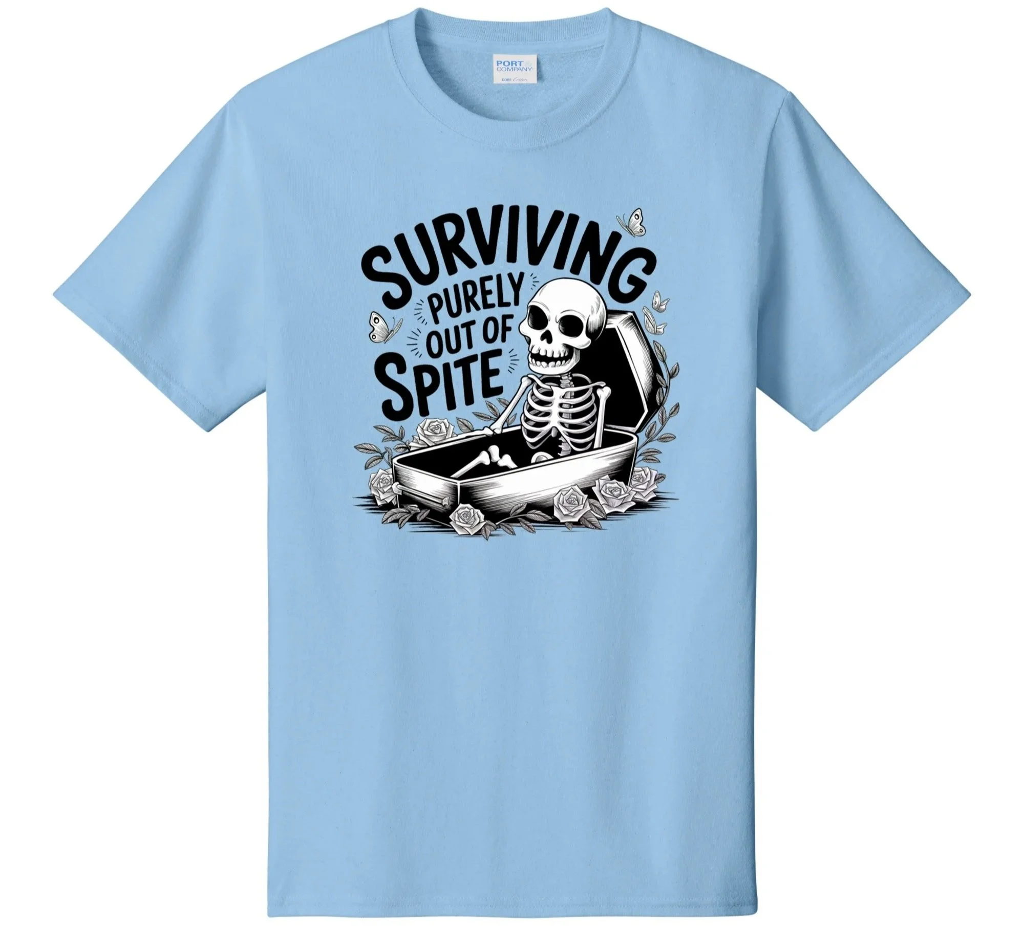 Surviving Purely Out of Spite Graphic Tee Shirt