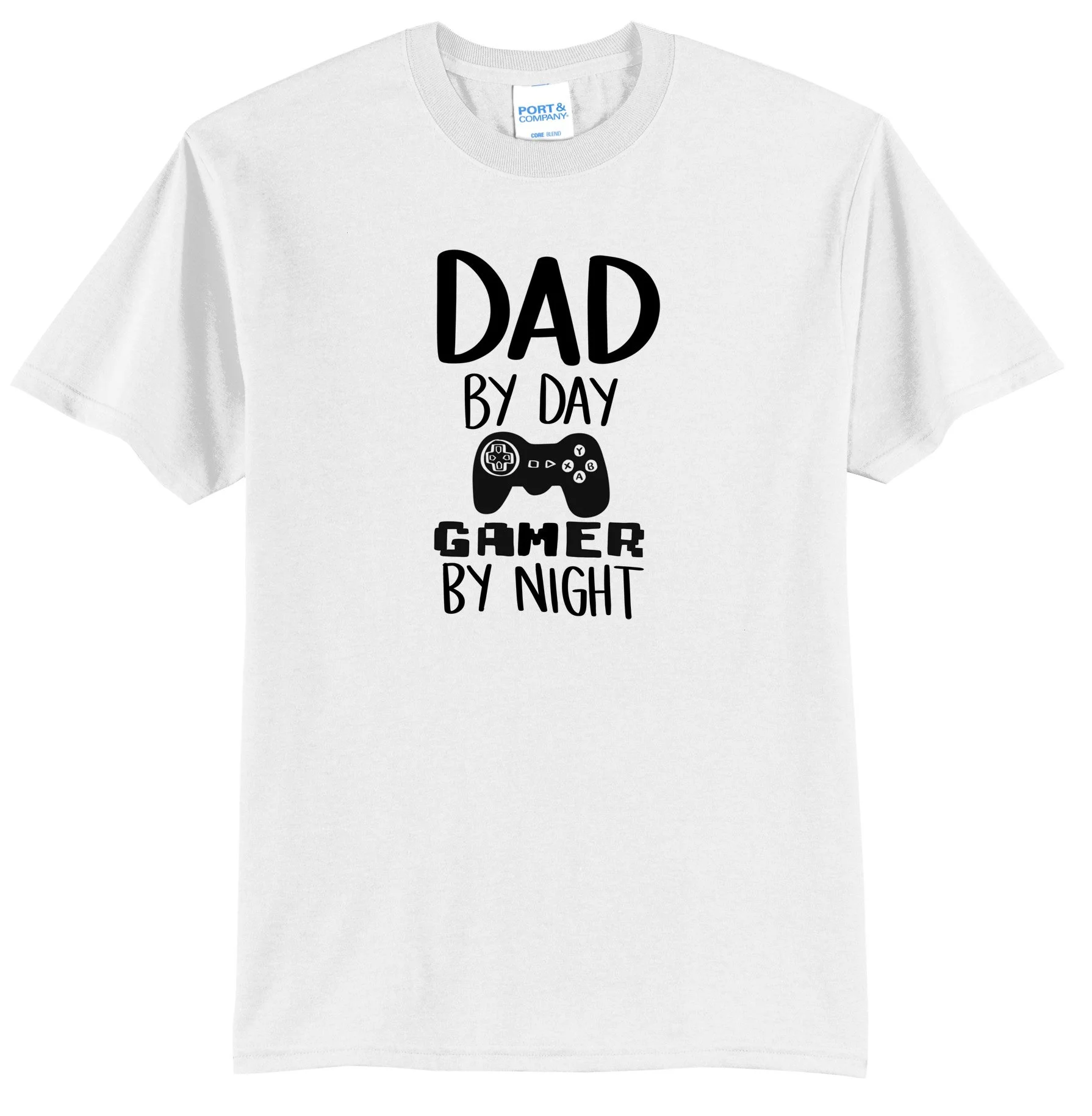 12. Dad By Day Gamer by Night PC55 WHITE.jpg