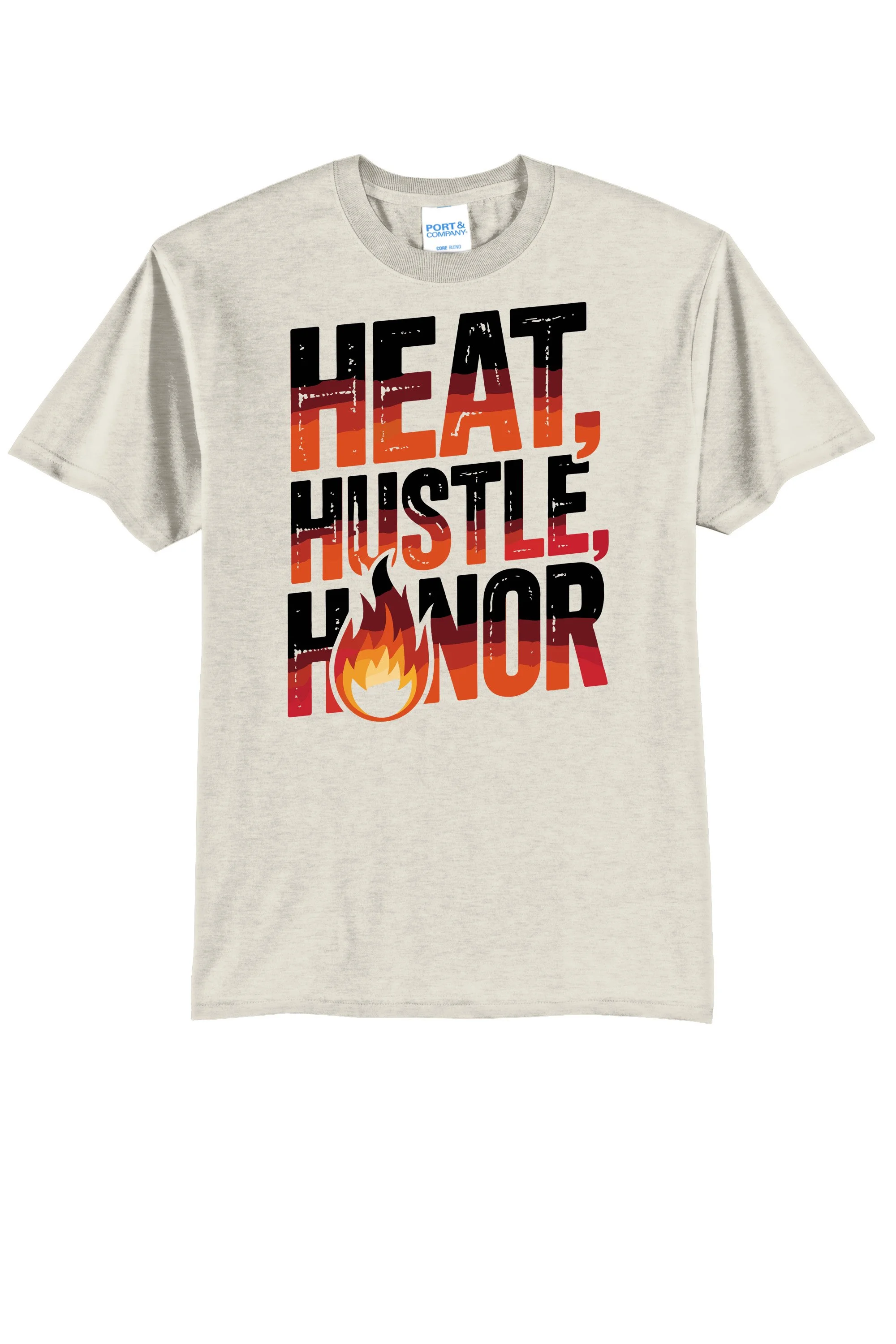 Heart Hustle Honor Firefighter T-Shirt PC55 OATMEAL HEATHER.jpg