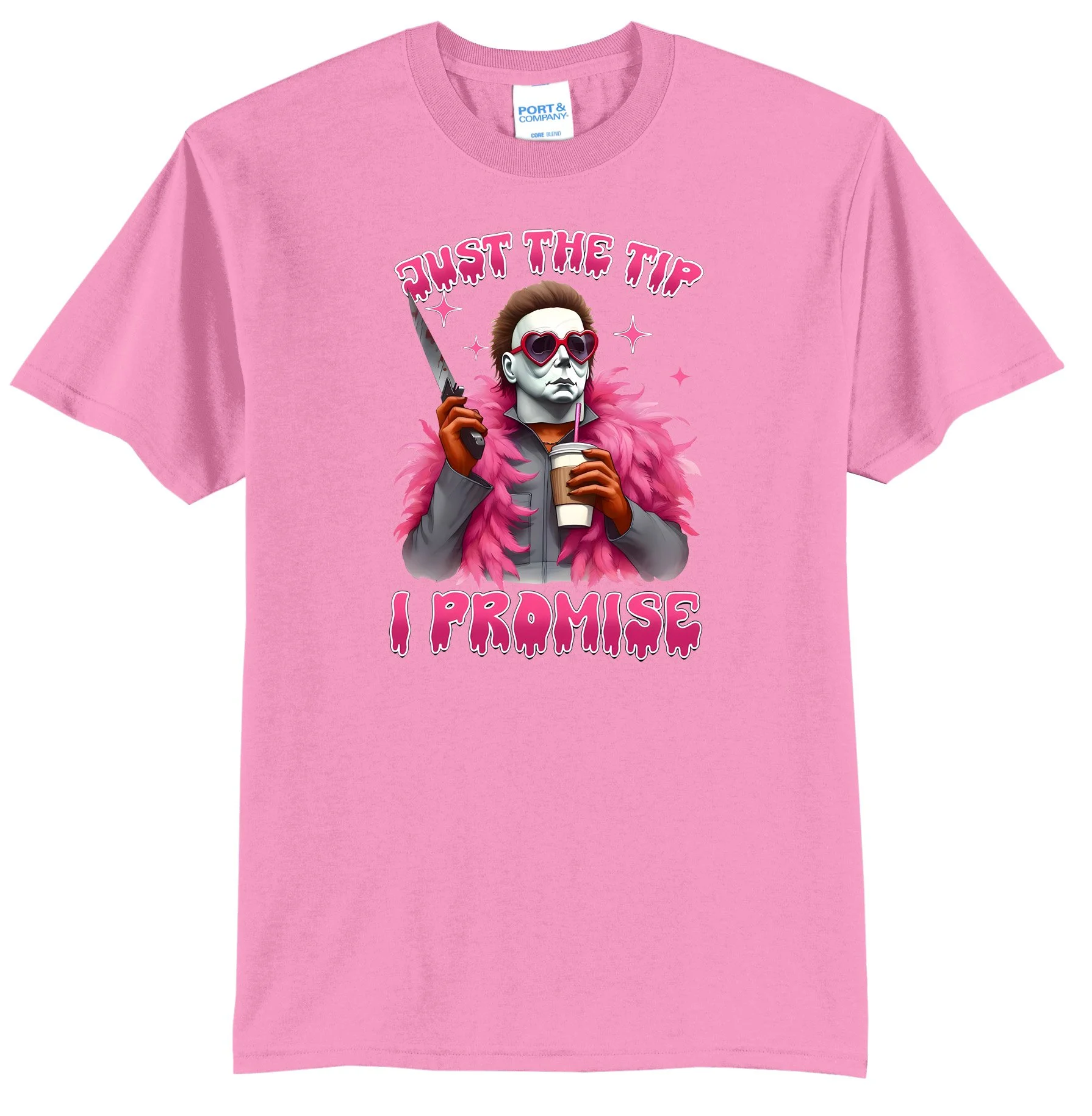 Just The Tip I Promise Graphic Tee Shirt