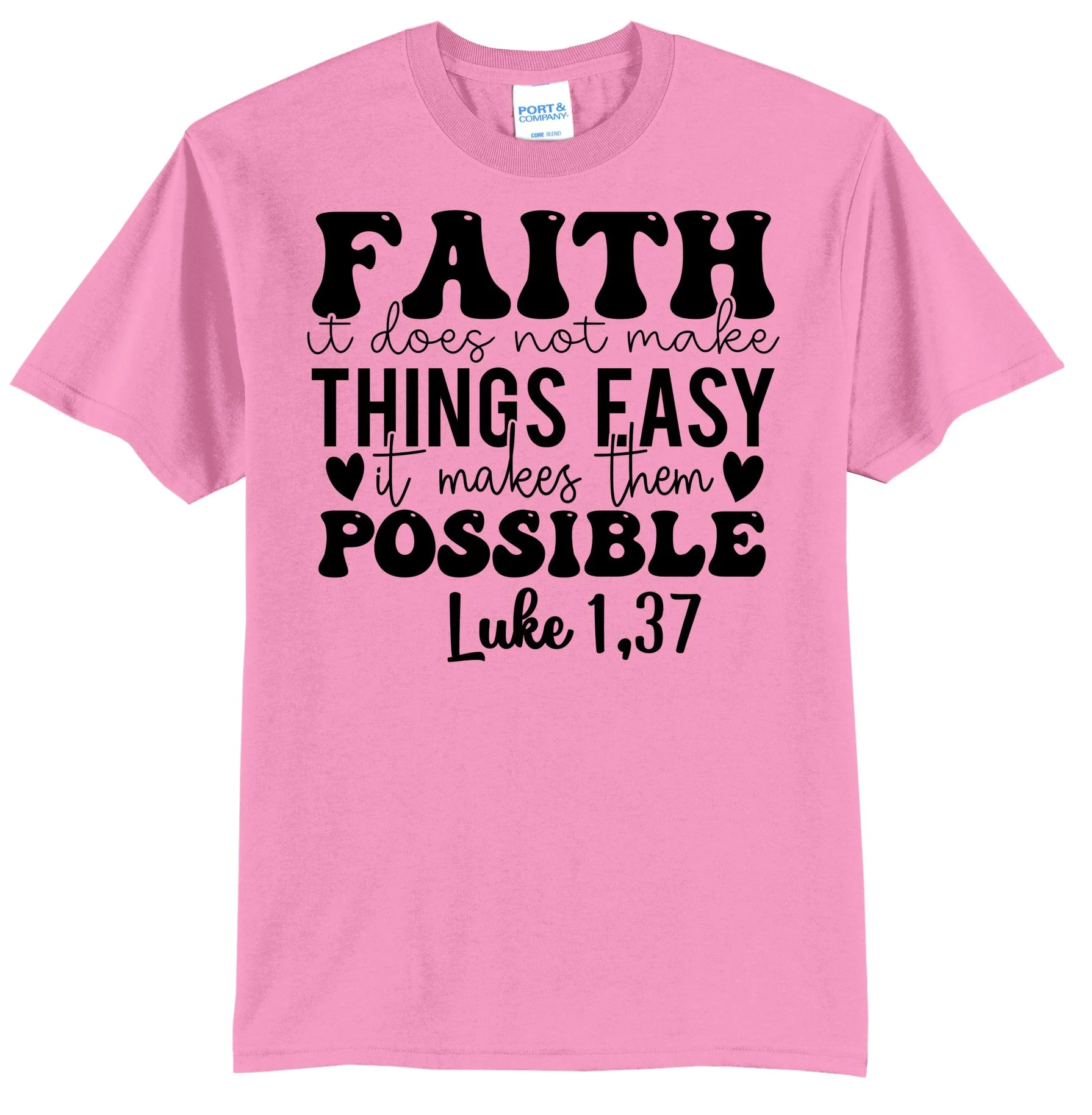 Faith Makes Things Possible Graphic Tee Shirt
