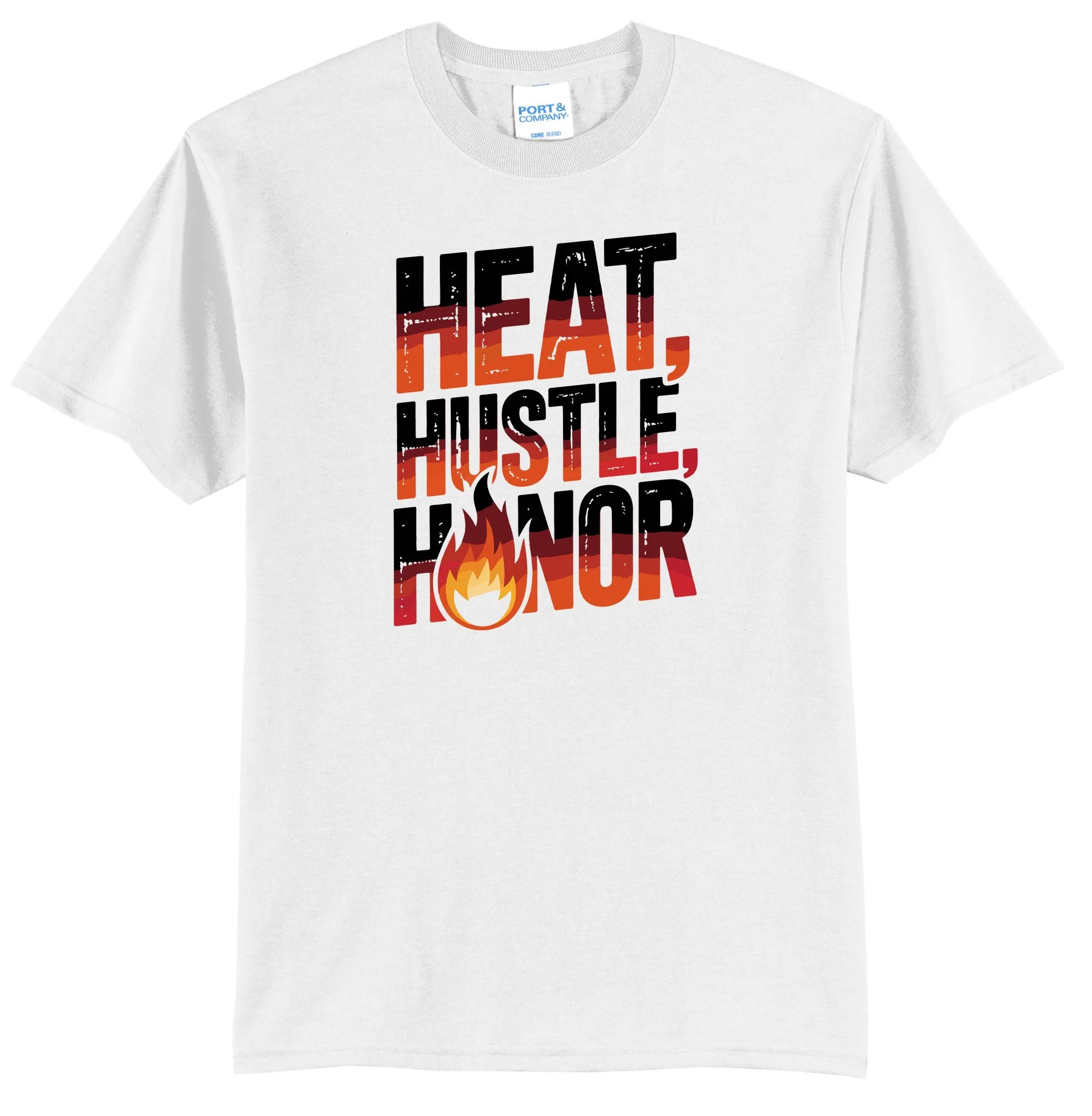 Heart Hustle Honor Firefighter T-Shirt PC55 WHITE.jpg