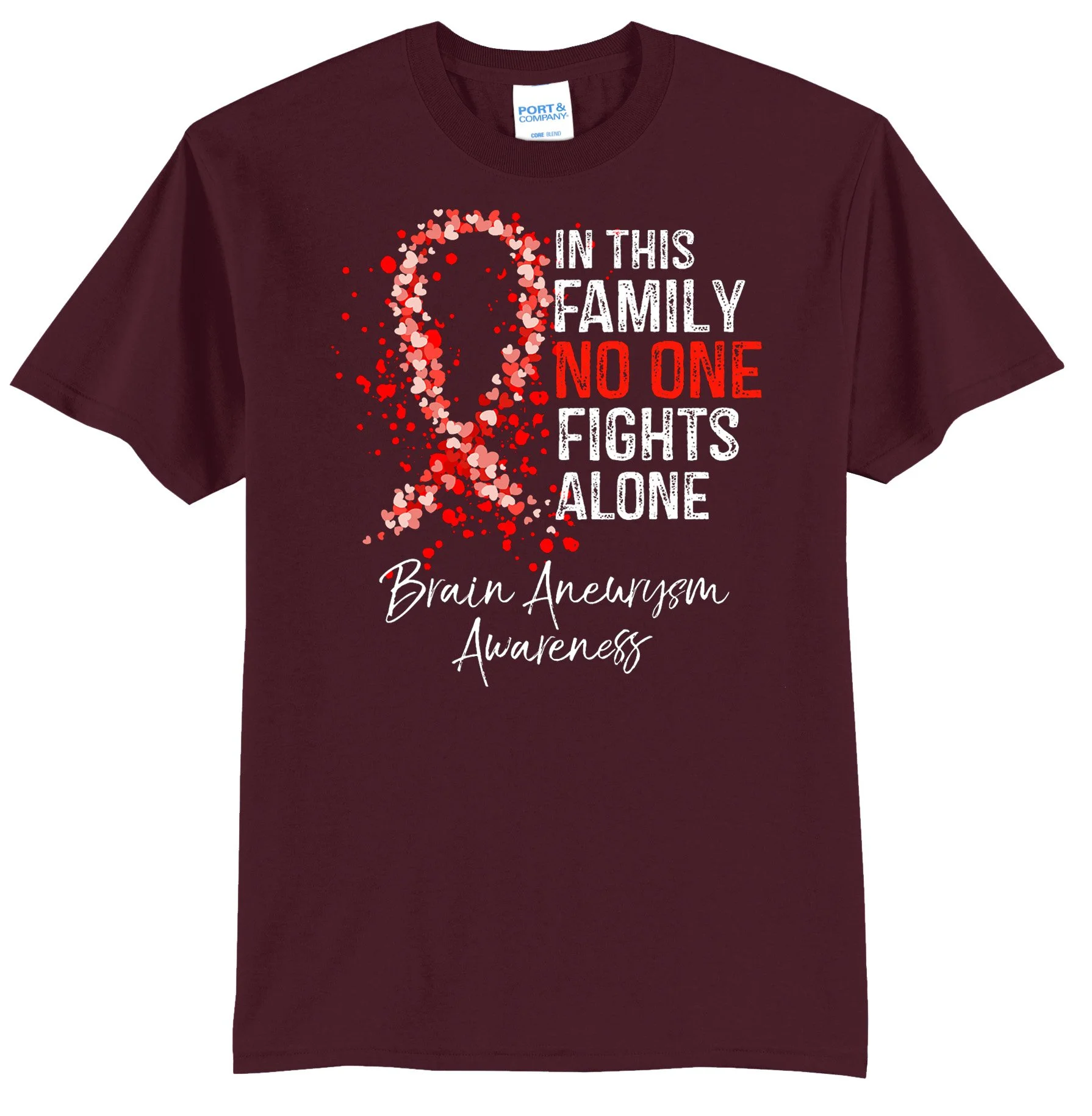 Brain Aneurysm Awareness  Graphic Tee Shirt