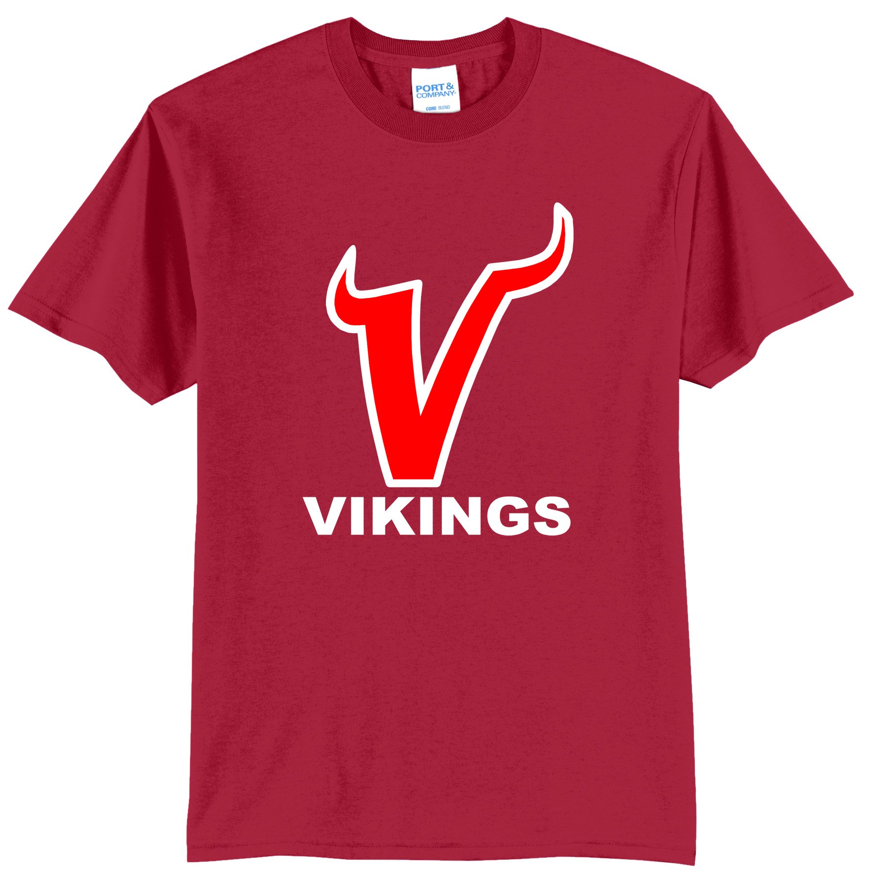 Viking 'V' w/ Vikings Graphic Tee Shirt