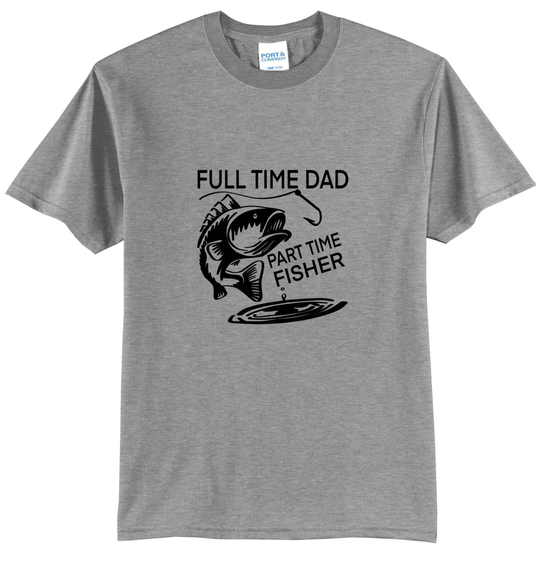 Full Time Dad, Part Time Fisher Graphic Tee Shirt