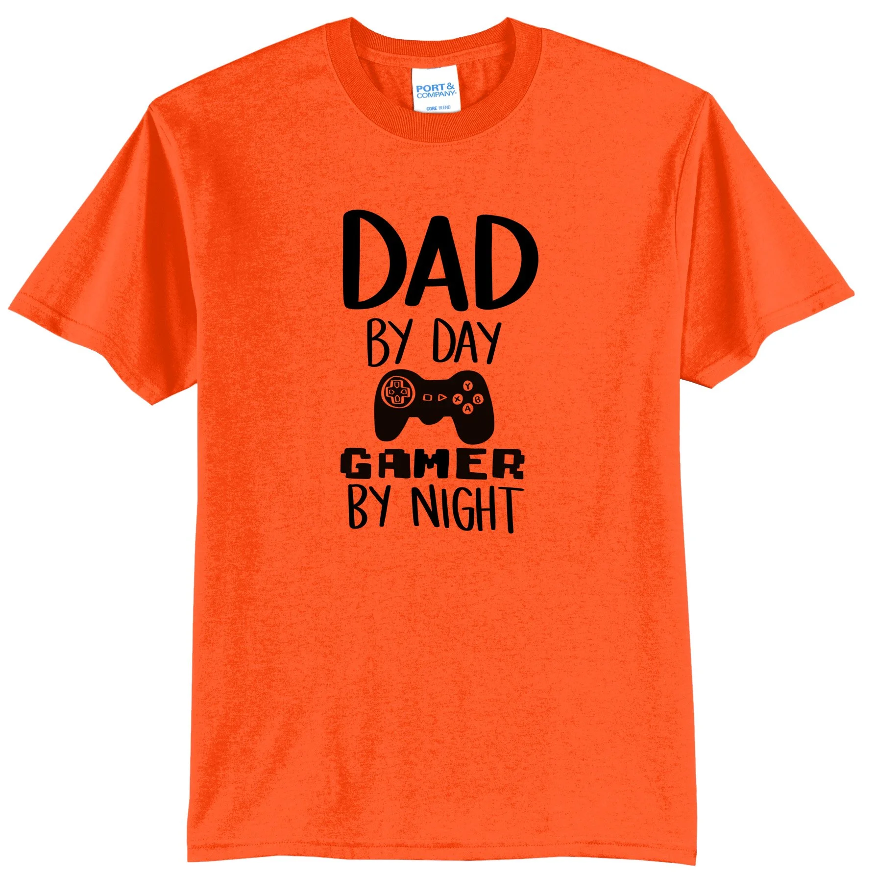 Dad by Day, Gamer by Night Graphic Tee Shirt