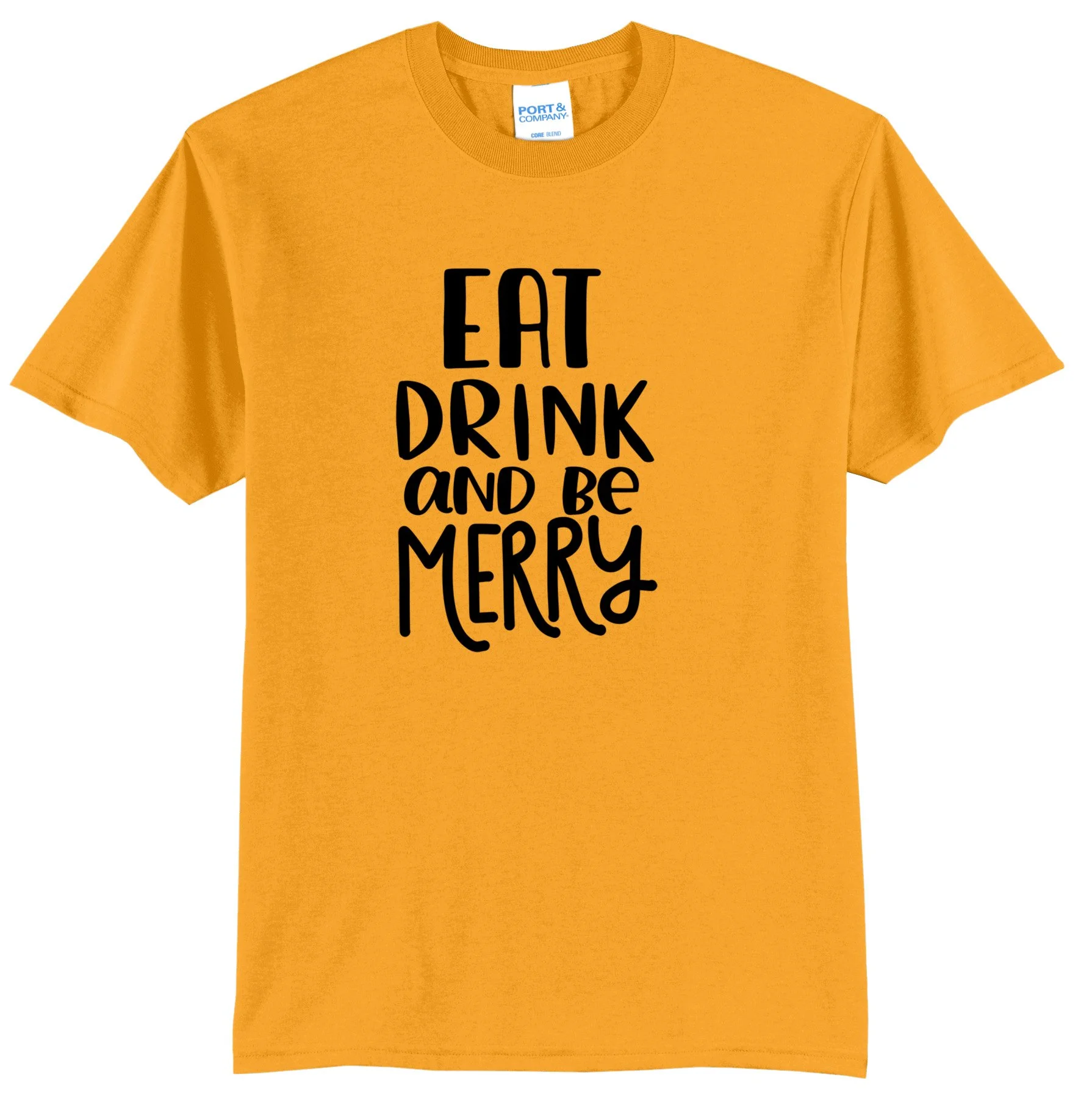 Eat, Drink, and Be Merry Graphic Tee Shirt