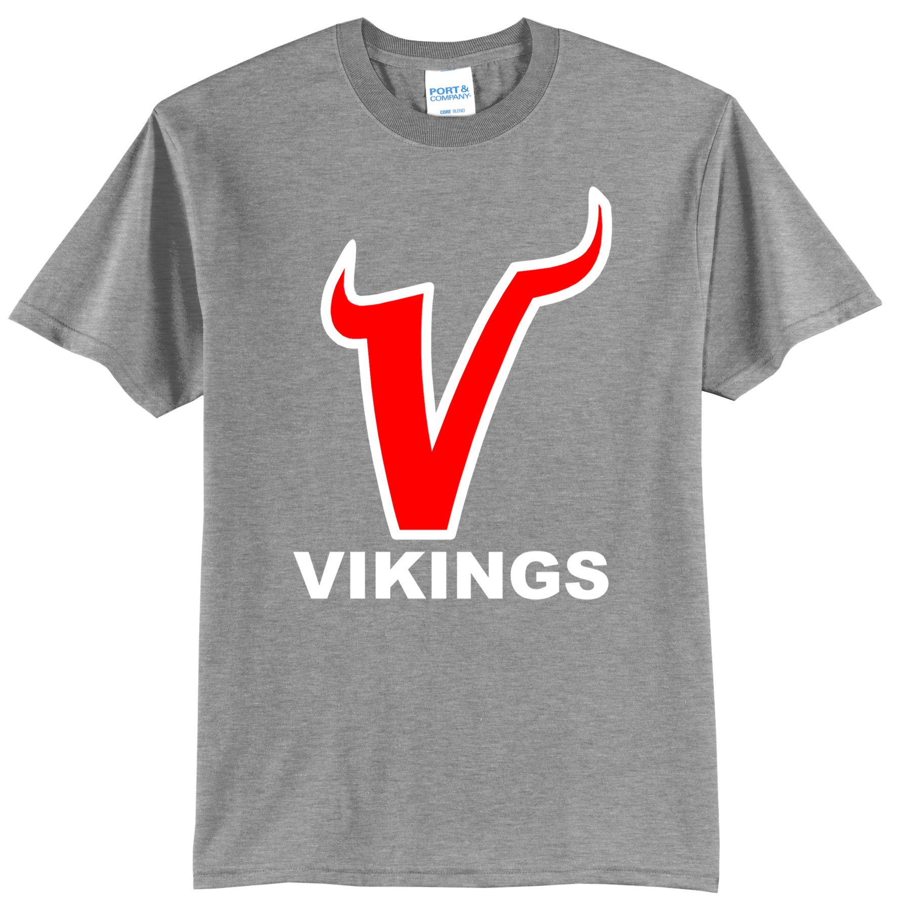 Viking 'V' w/ Vikings Graphic Tee Shirt