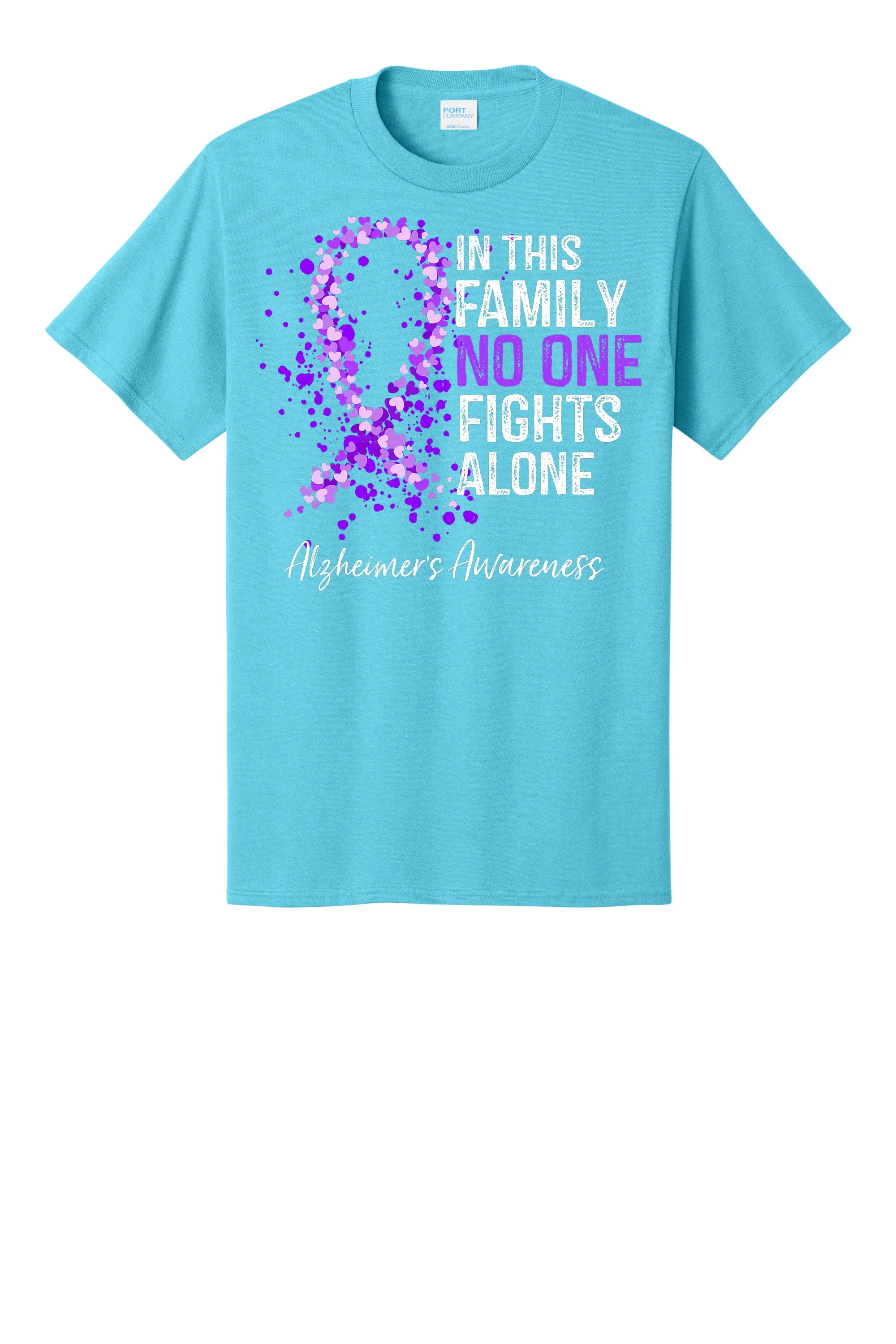 In This Family No One Fights Alone Shirt Alzheimer's Ribbon T-Shirt PC55 AQUATIC BLUE.jpg