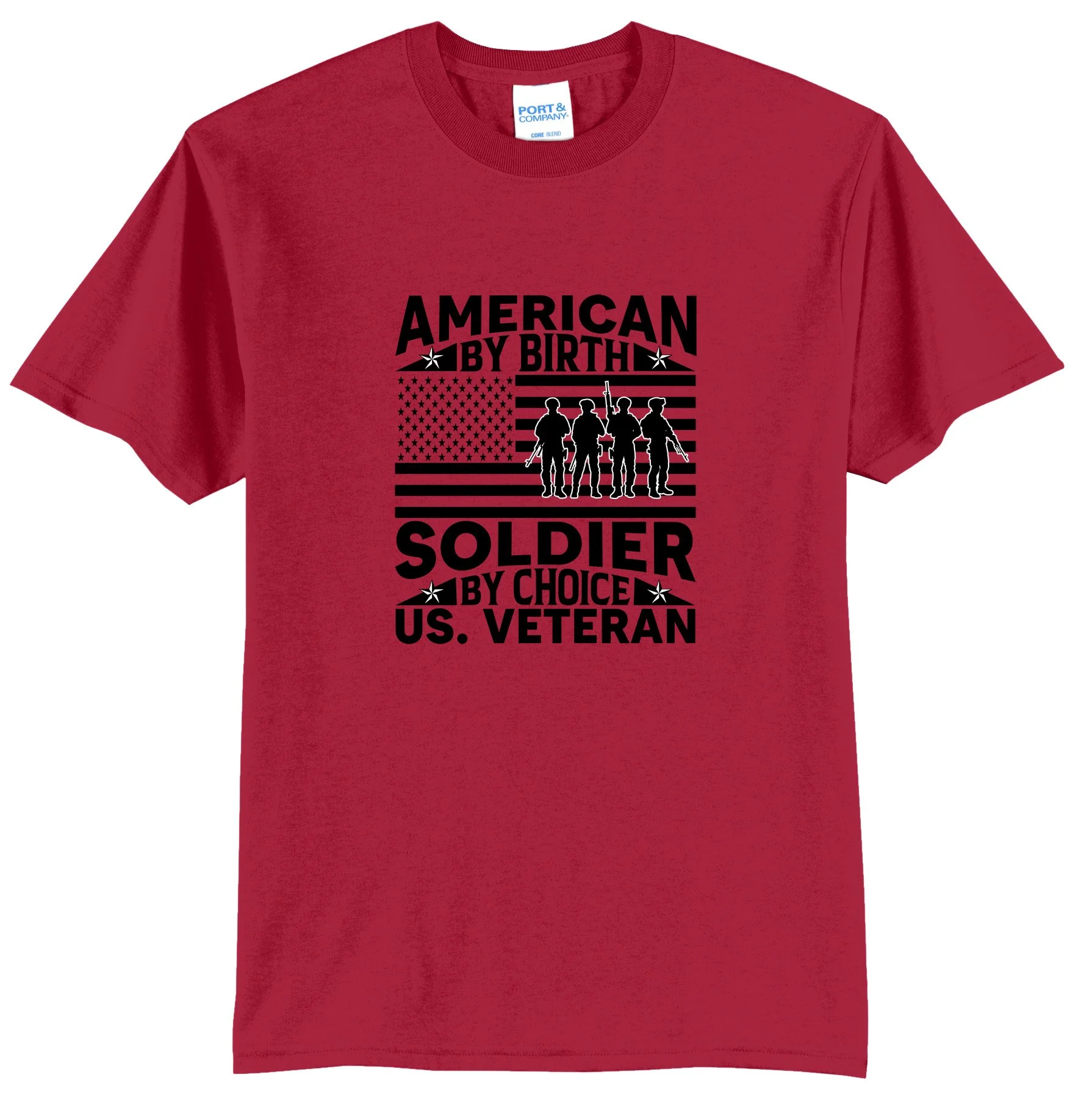 American By Birth Soldier By Choice US Veteran PC55 RED.jpg