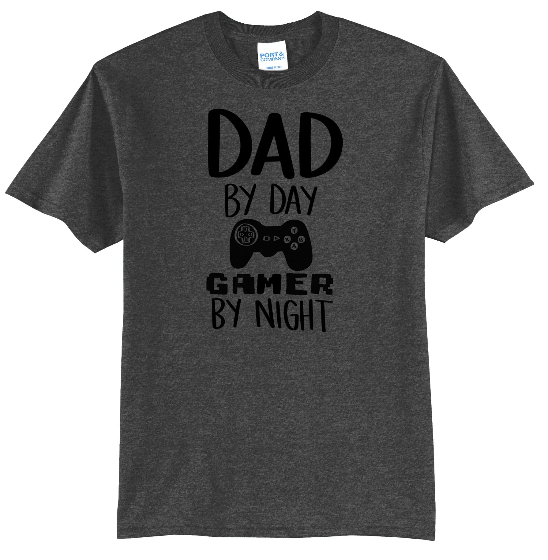 12. Dad By Day Gamer by Night PC55 DARK HEATHER GREY.jpg