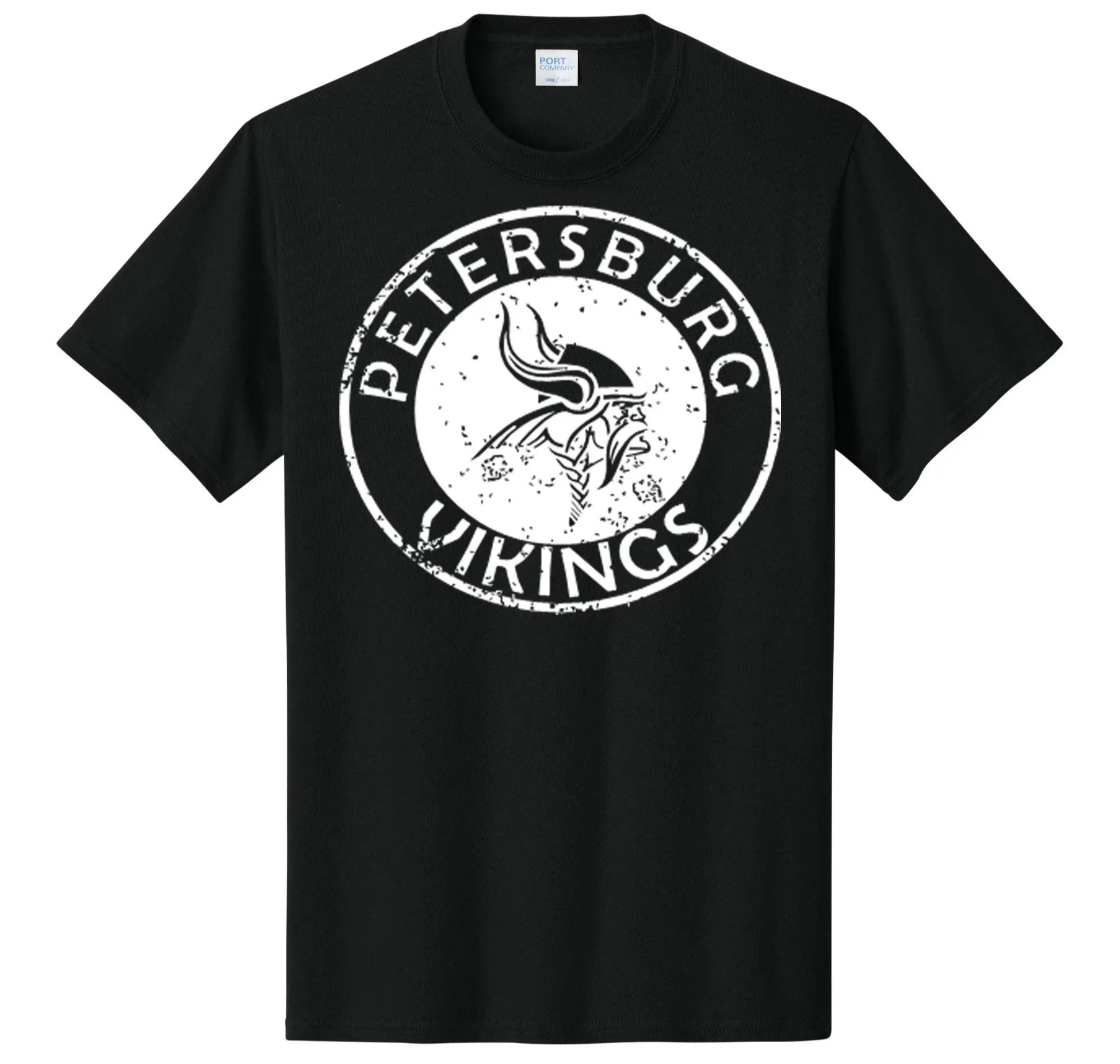 Petersburg Vikings Circle Graphic Tee Shirt