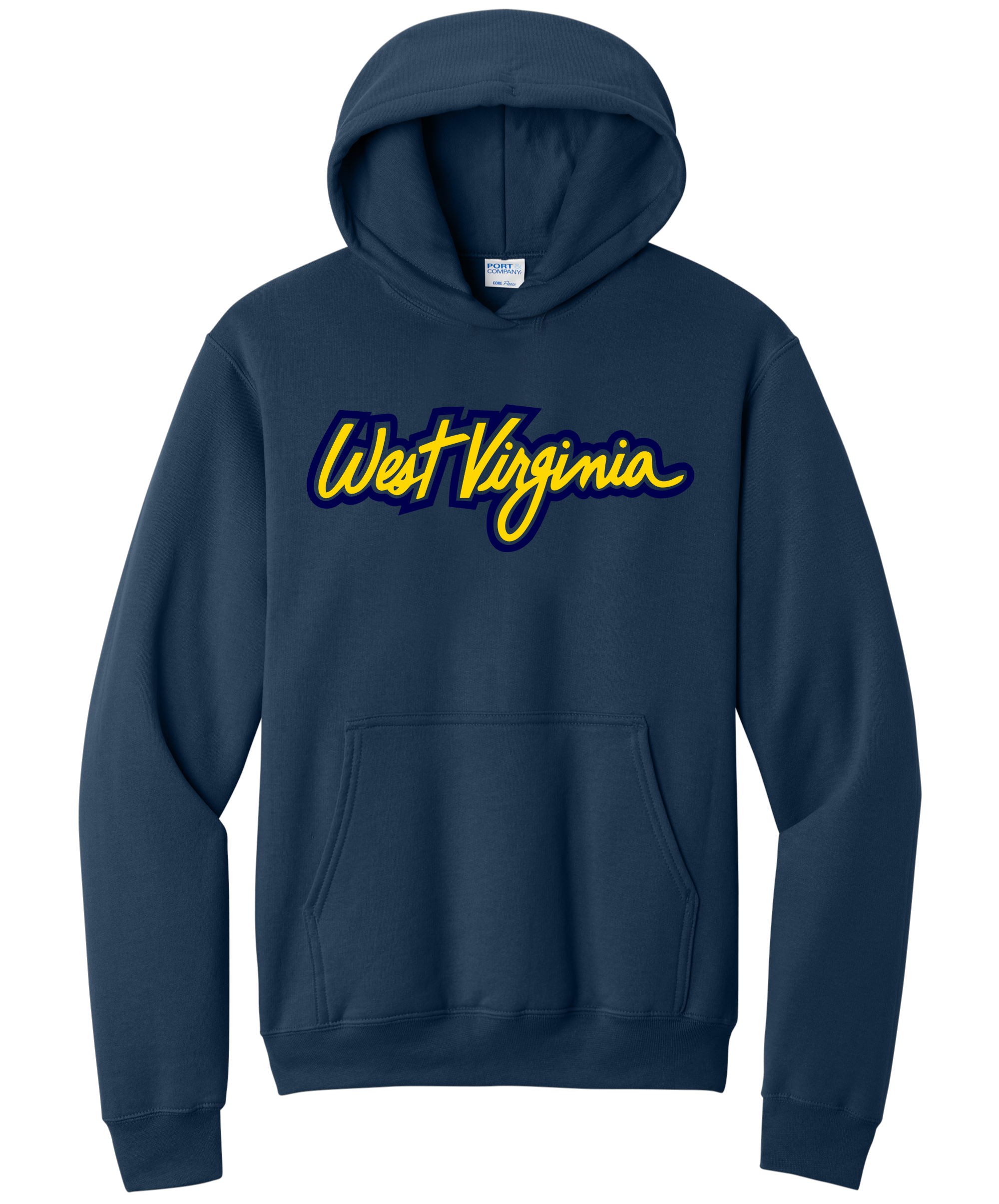 West Virginia Script Graphic Hoodie