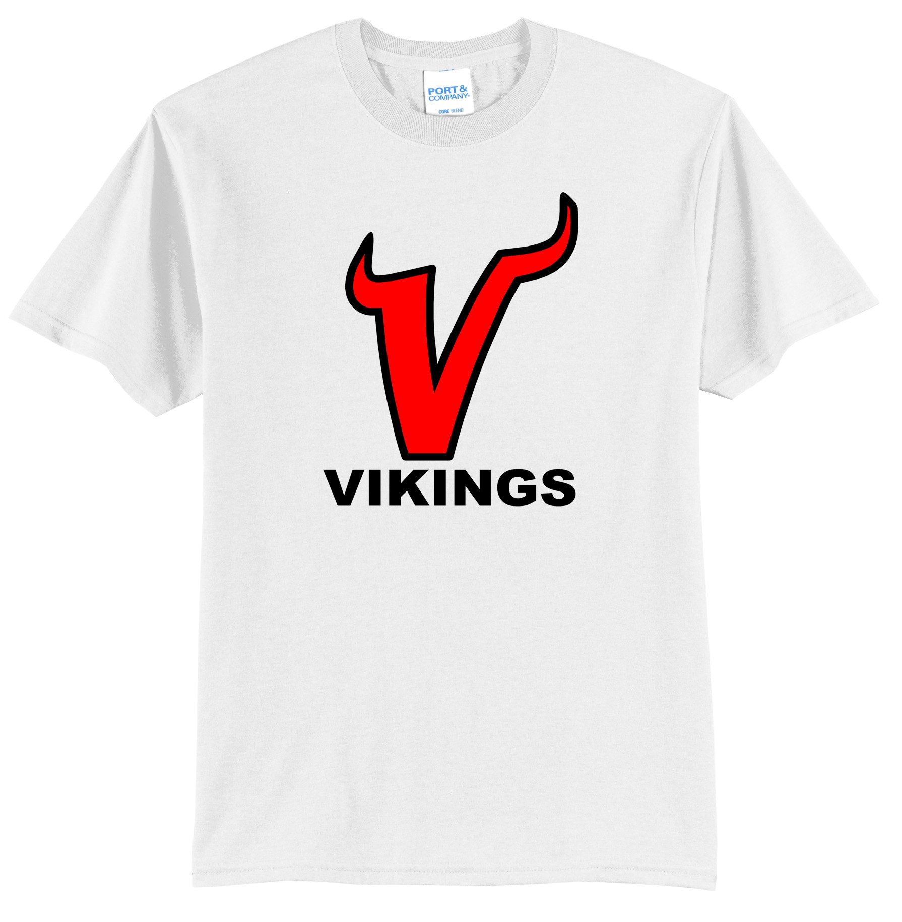 Viking 'V' w/ Vikings Graphic Tee Shirt