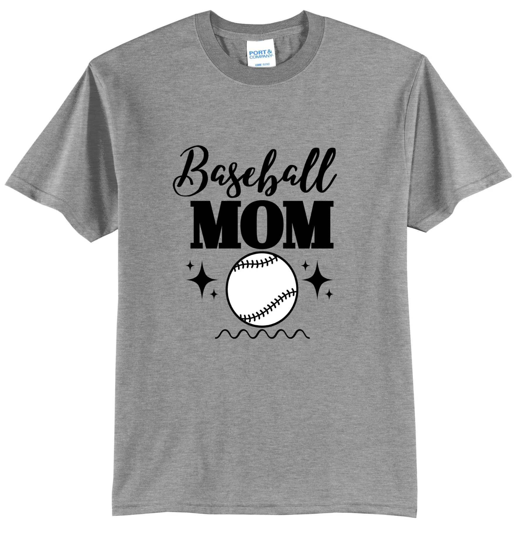 Baseball Mom Graphic Tee Shirt
