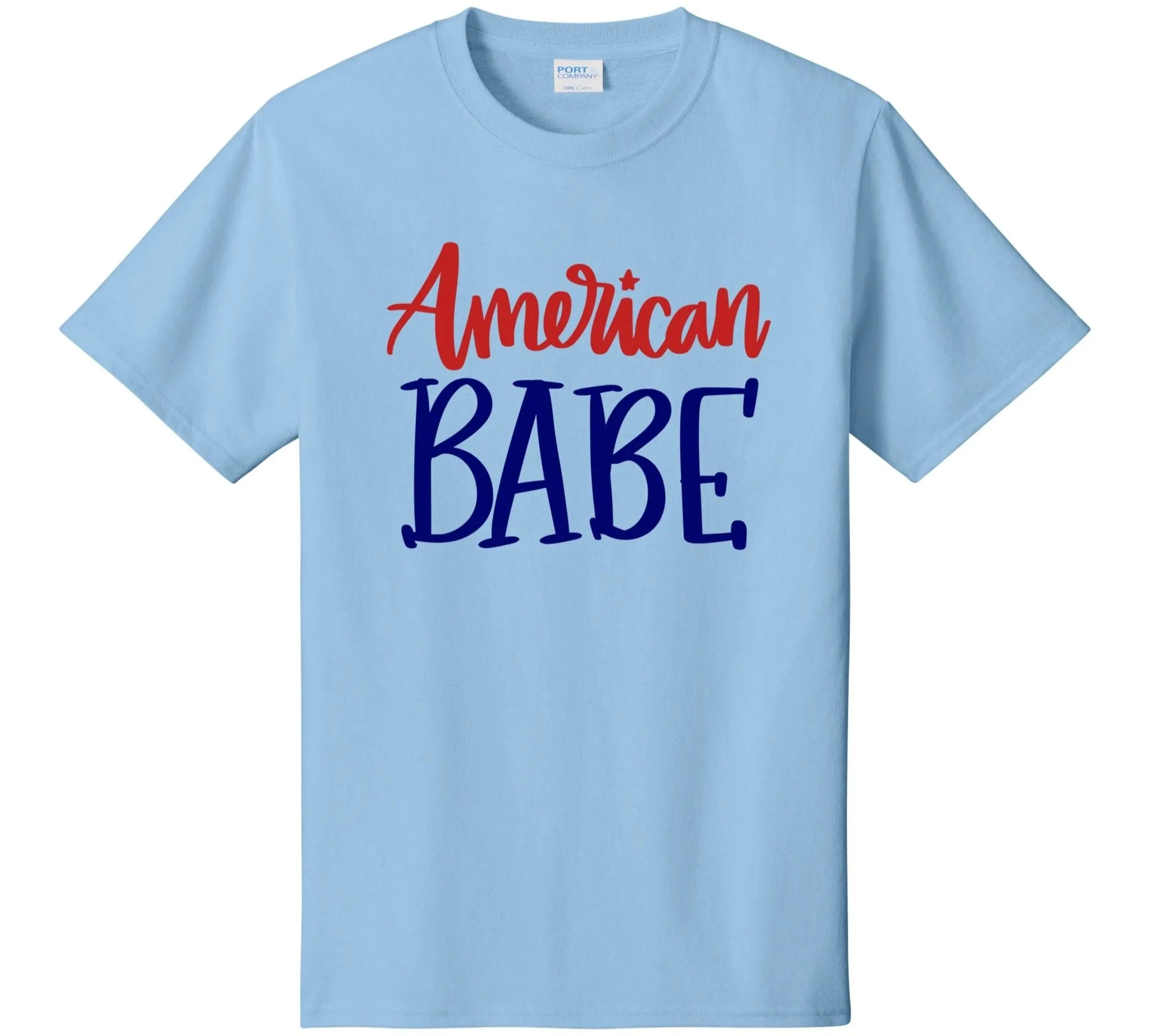 American Babe Graphic Tee Shirt