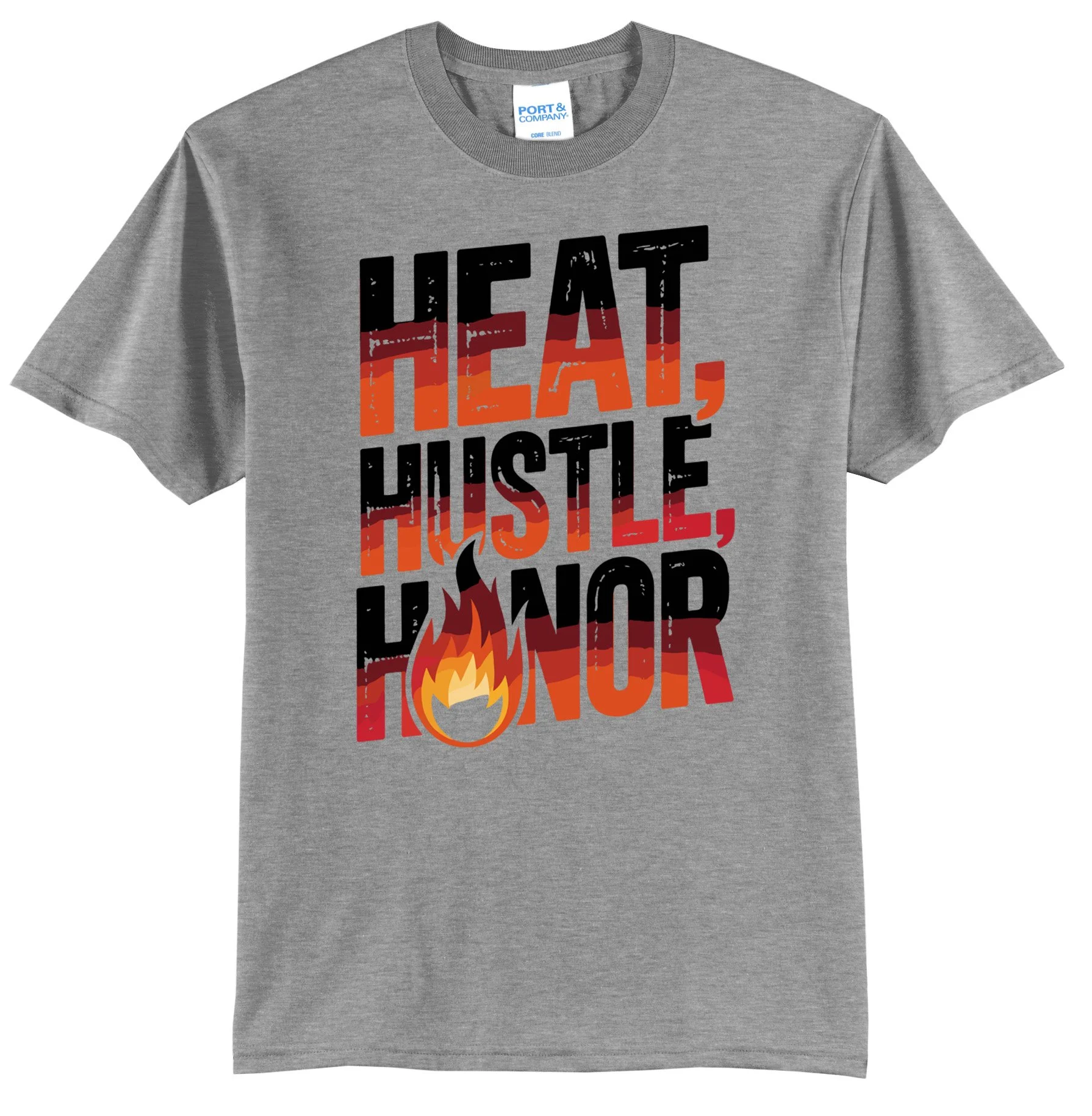 Heat, Hussle, Honor Graphic Tee Shirt