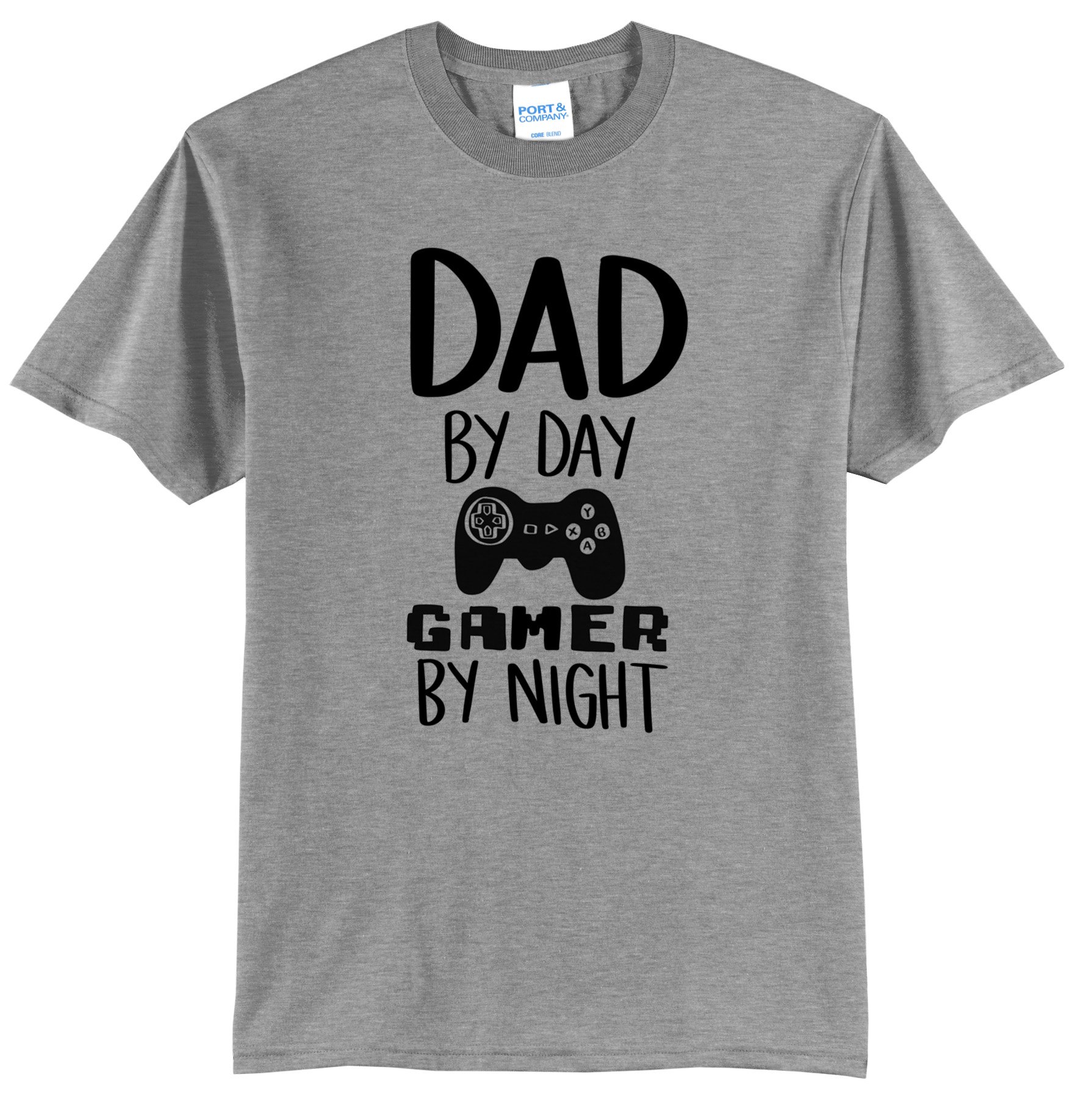 12. Dad By Day Gamer by Night PC55 ATHLETIC HEATHER.jpg