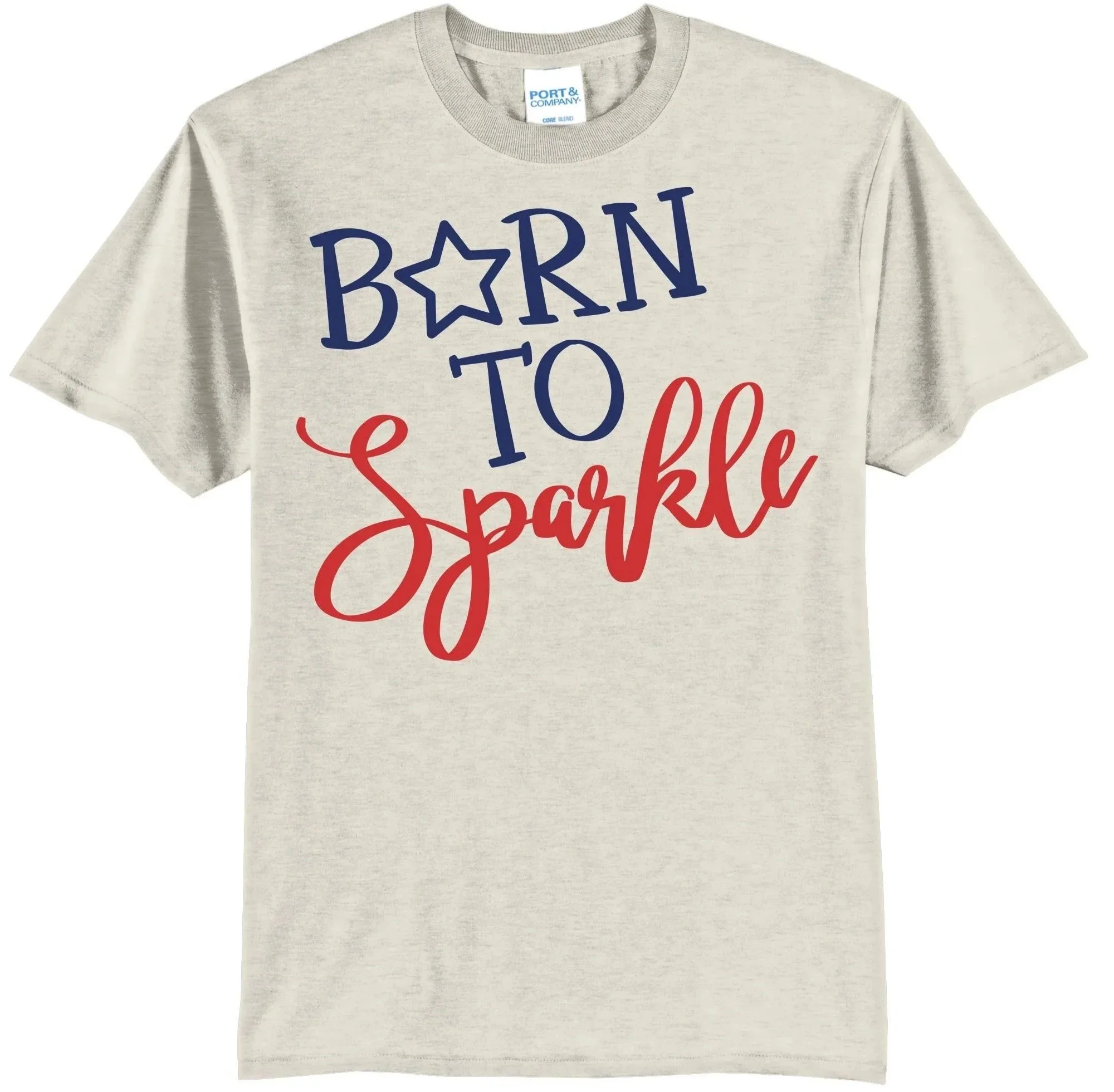 Born To Sparkle Graphic Tee Shirt