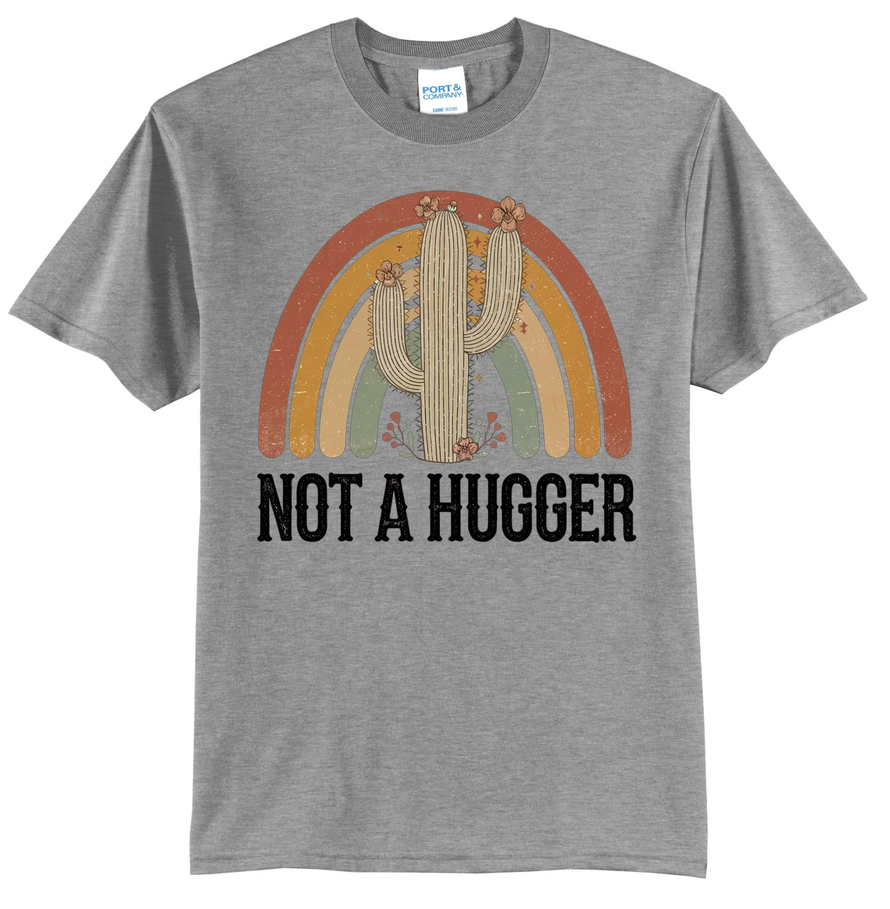 Not A Hugger Graphic Tee Shirt